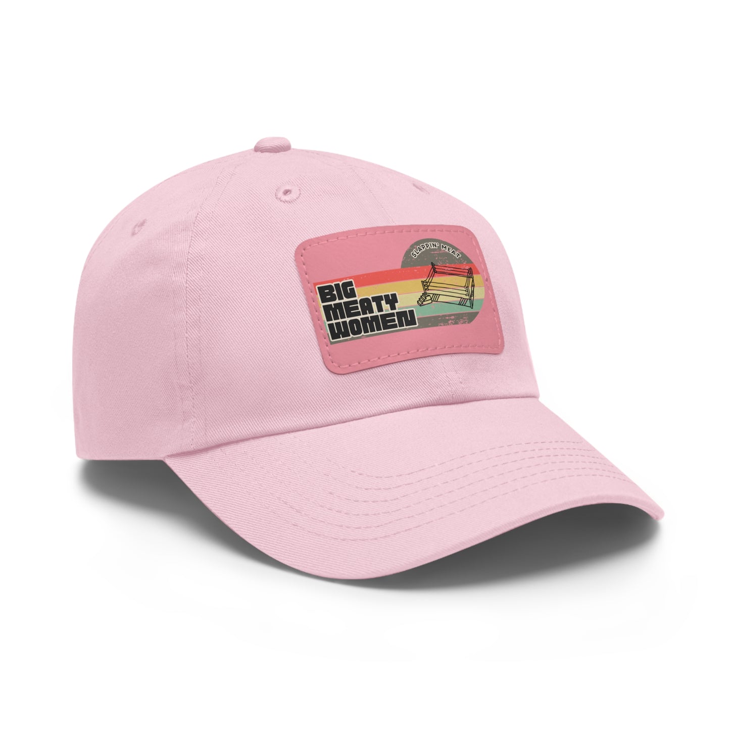 Dad Hat with Leather Patch - Vintage Big Meaty Women