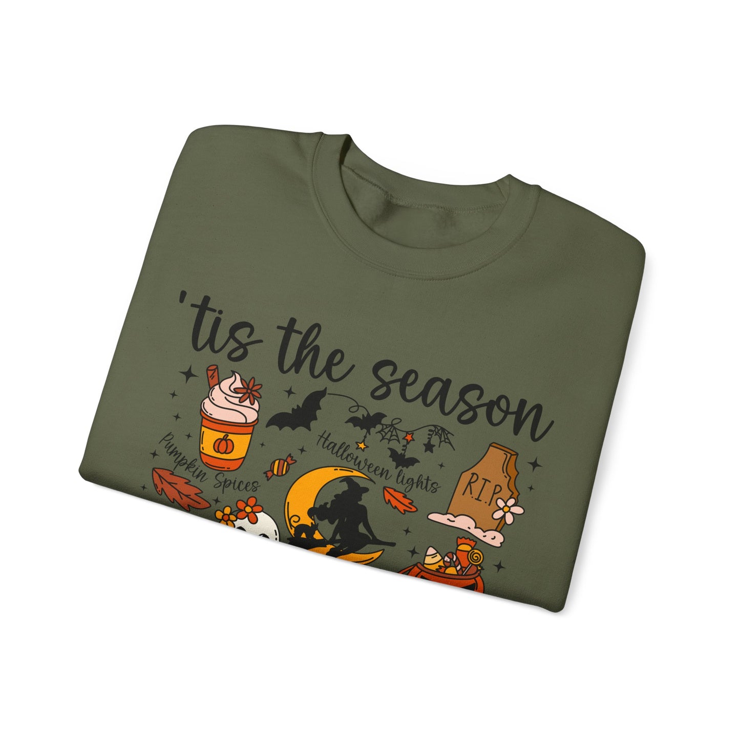'Tis the Season Cozy Halloween Sweatshirt
