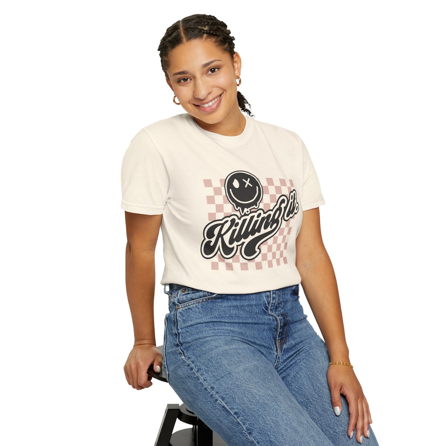 'Killing It' Retro Tee - Casual Wear, Gifts, Trendy Style, Everyday Comfort, Stylish Apparel