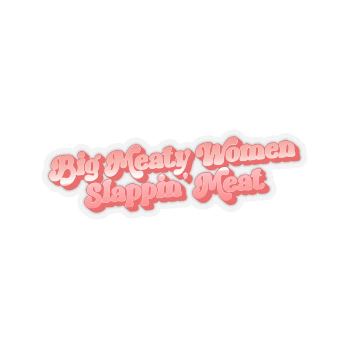 Retro Big Meaty Women Stickers