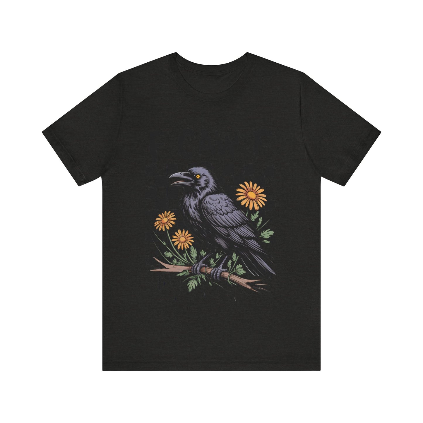 F-caw-f Raven Edgy Raven Graphic Tee