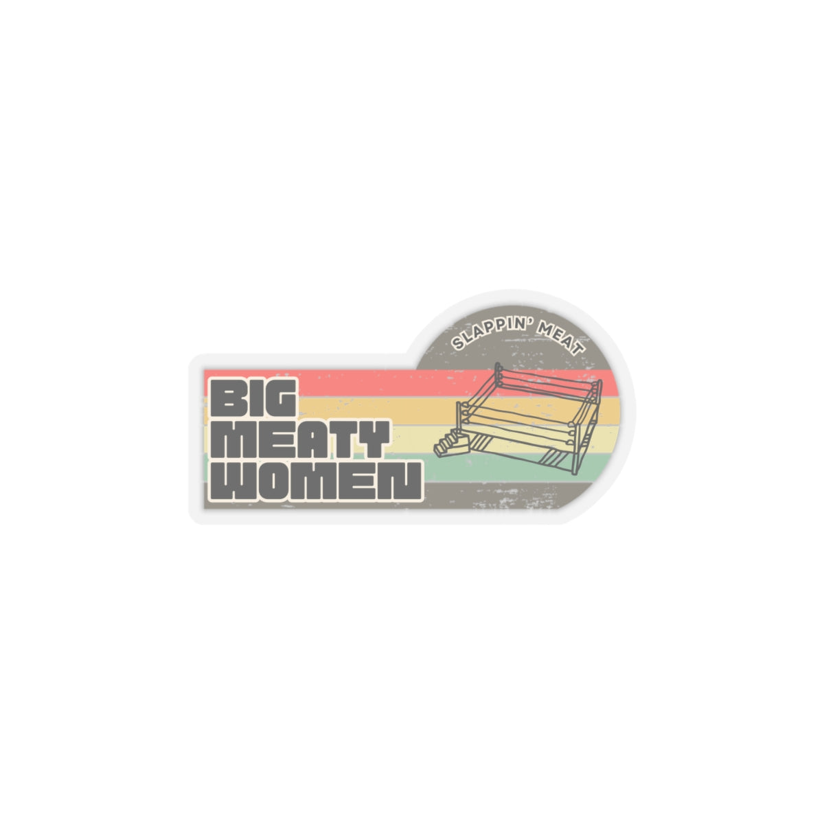 Vintage Big Meaty Women Stickers