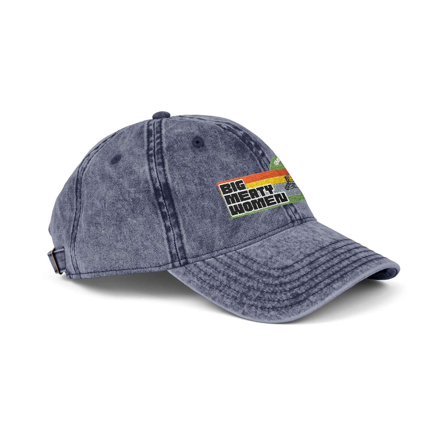 Vintage Big Meaty Women Embroidered Cap