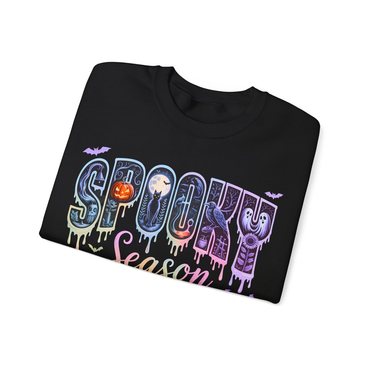 Iridescent Halloween Spooky Season Sweatshirt