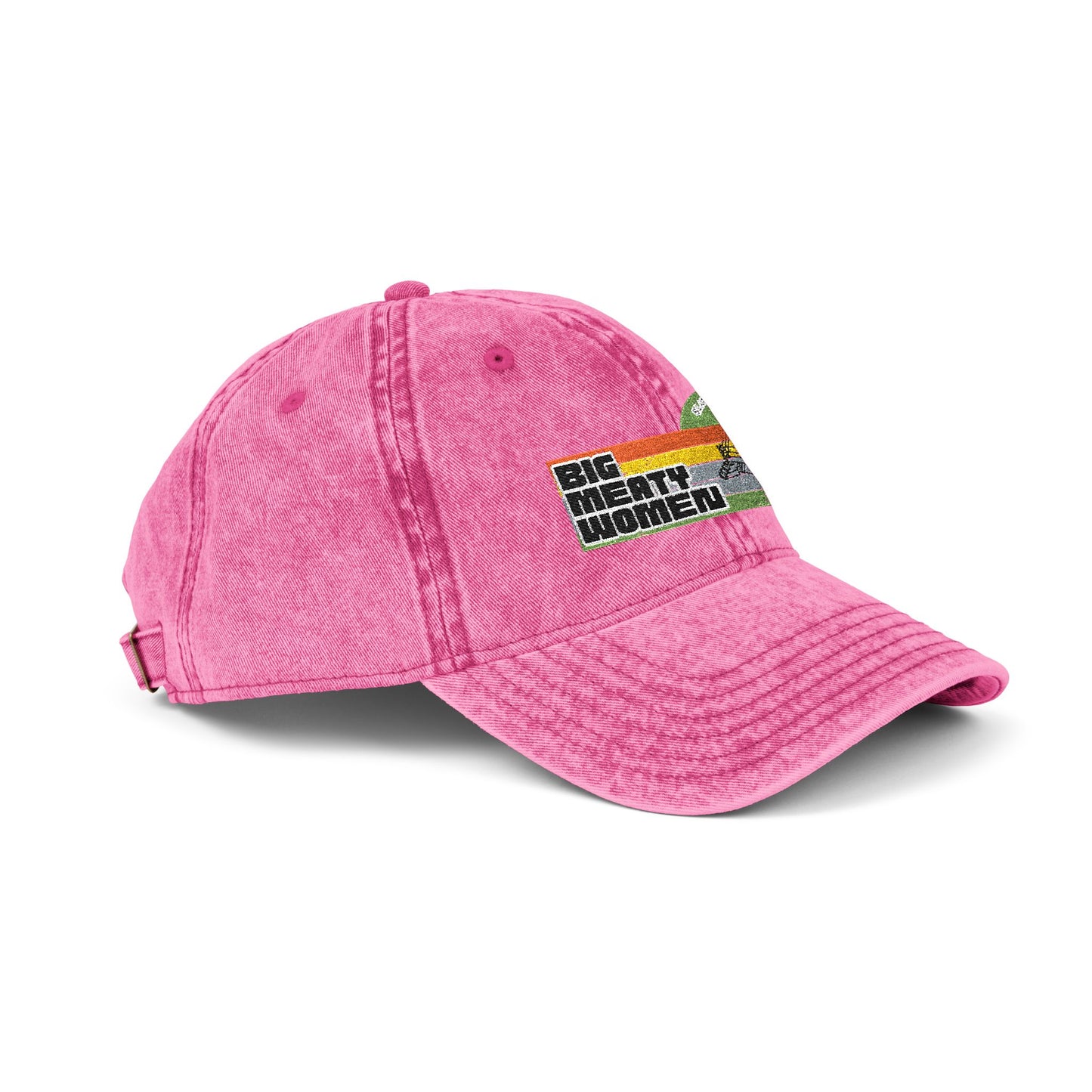 Vintage Big Meaty Women Embroidered Cap