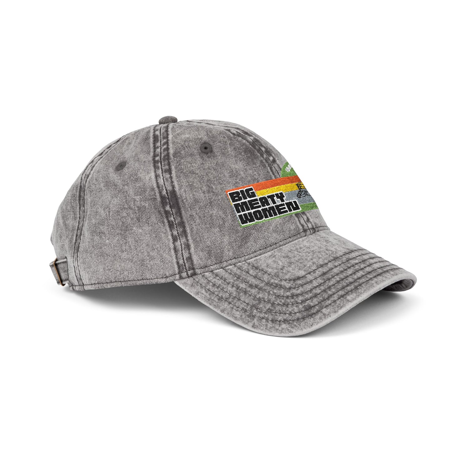 Vintage Big Meaty Women Embroidered Cap