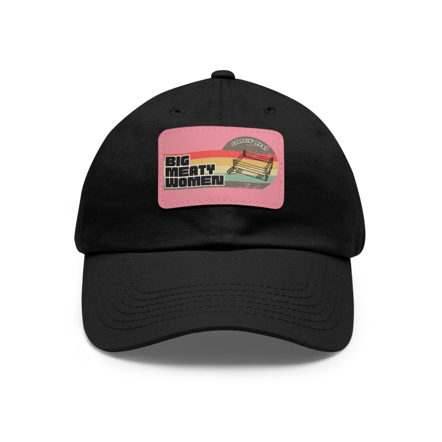 Dad Hat with Leather Patch - Vintage Big Meaty Women