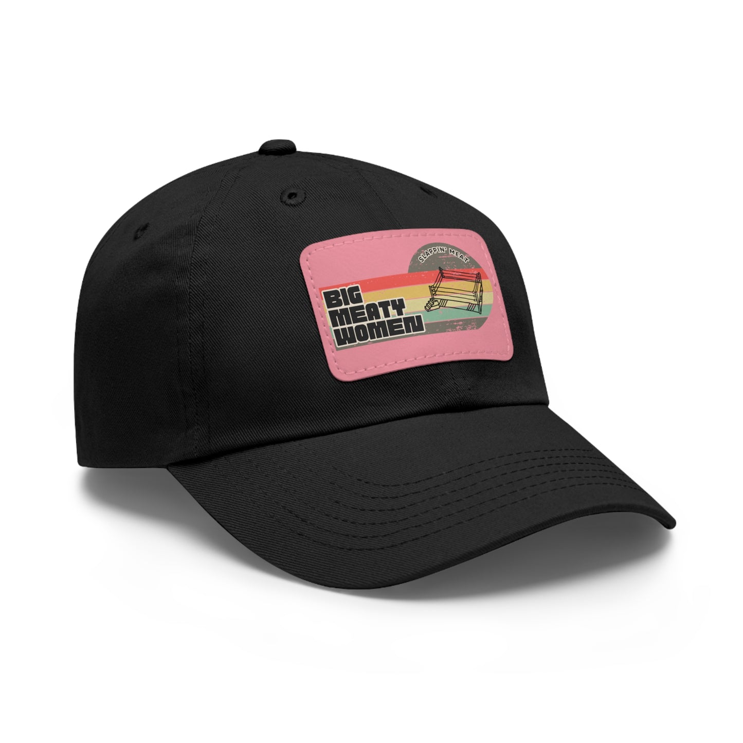 Dad Hat with Leather Patch - Vintage Big Meaty Women