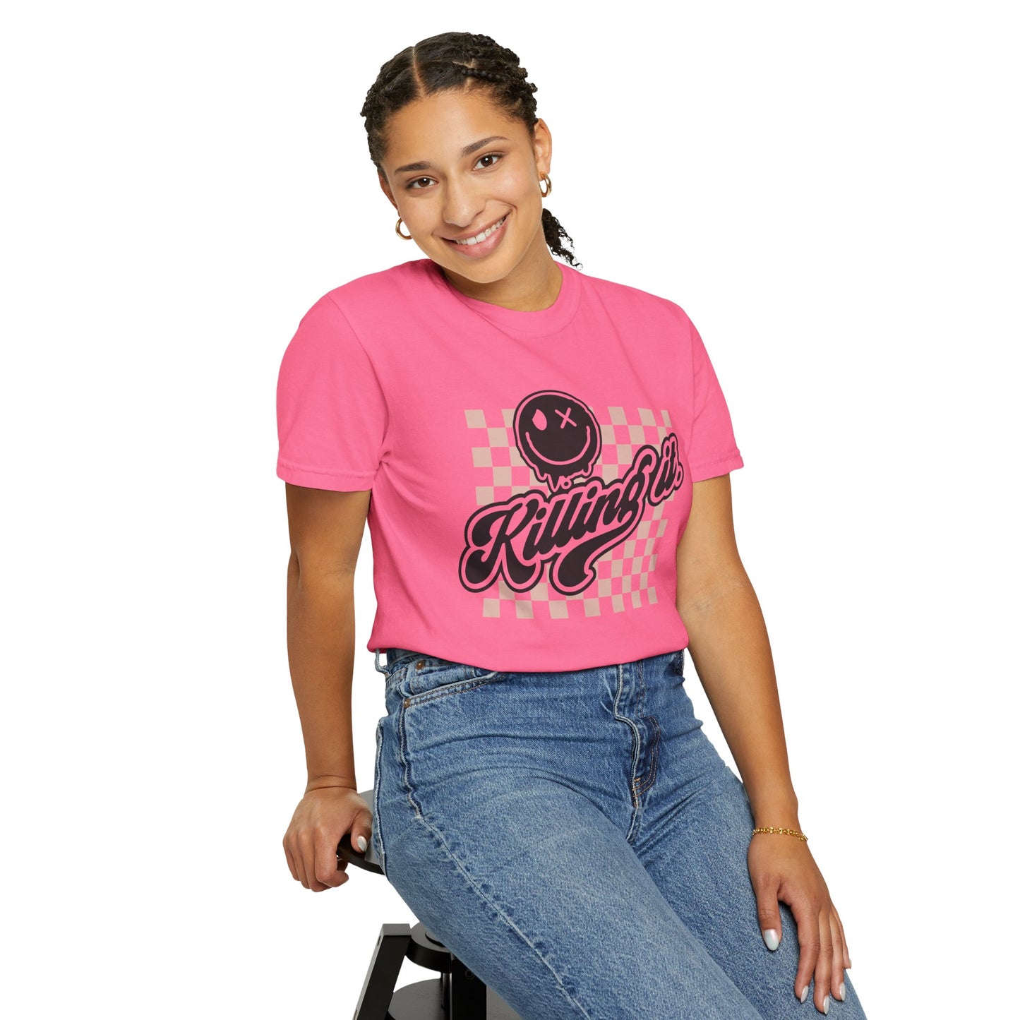 'Killing It' Retro Tee - Casual Wear, Gifts, Trendy Style, Everyday Comfort, Stylish Apparel