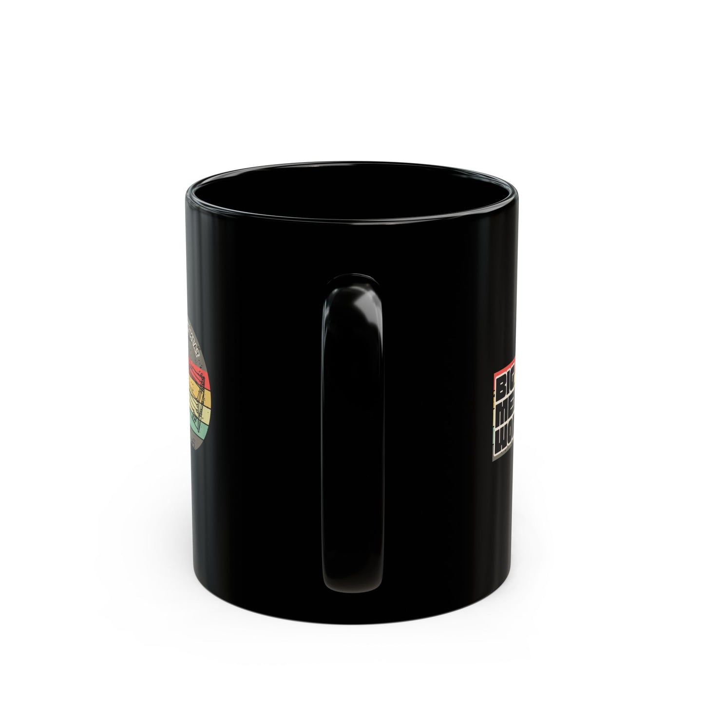 Vintage Big Meaty Women Black Mug