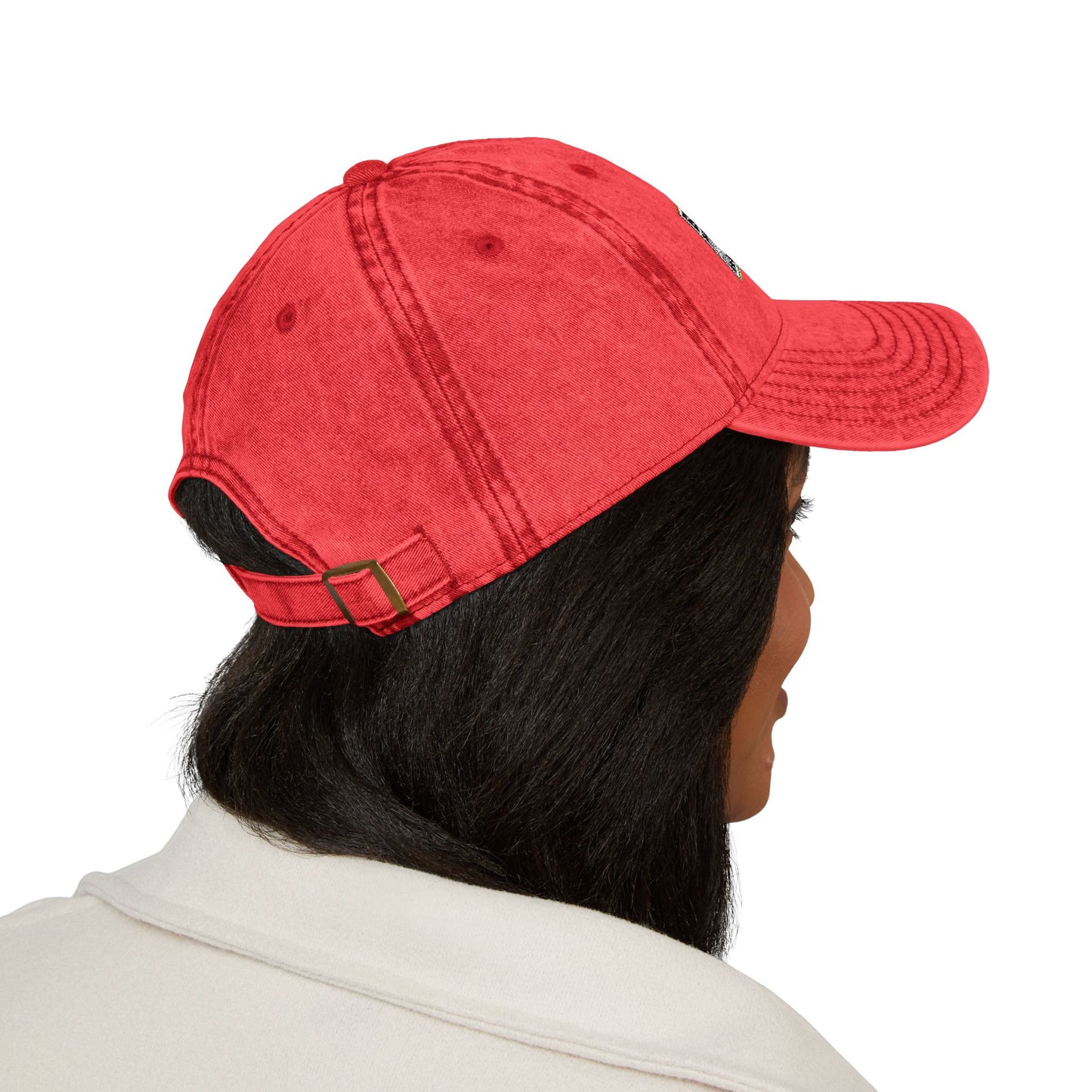 Vintage Big Meaty Women Embroidered Cap