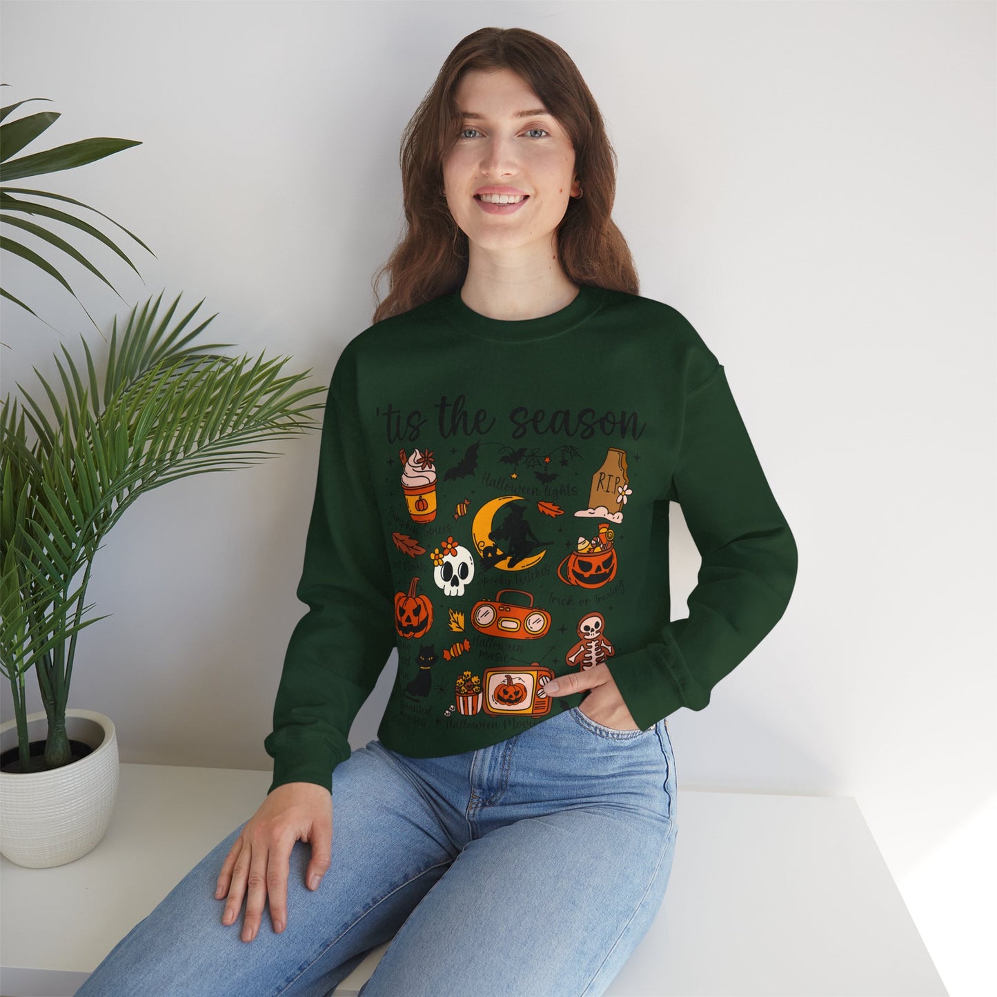 'Tis the Season Cozy Halloween Sweatshirt