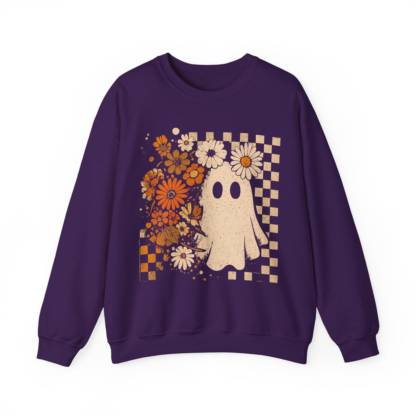 Retro Ghost Flower Sweatshirt