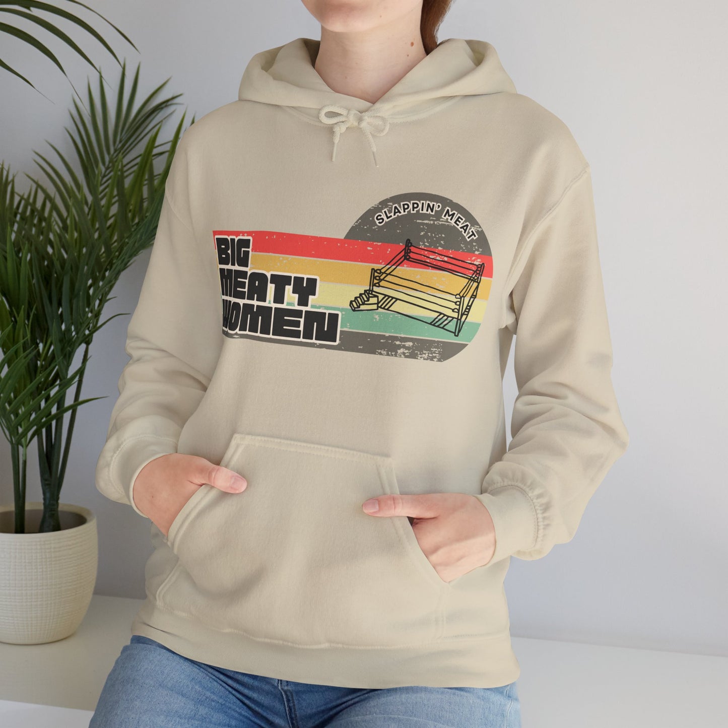 Vintage Big Meaty Women Hoodie