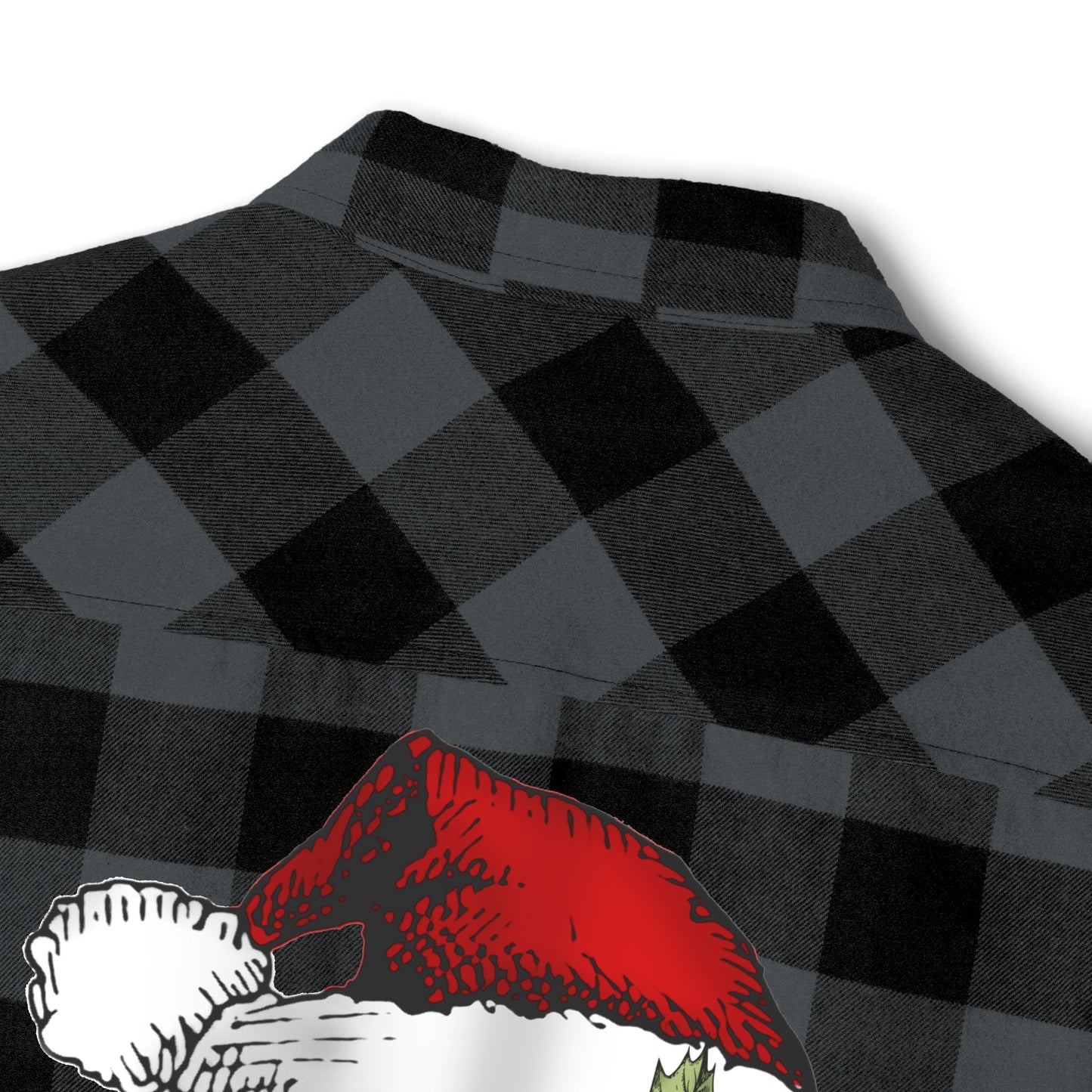 Christmas Skull Flannel Shirt