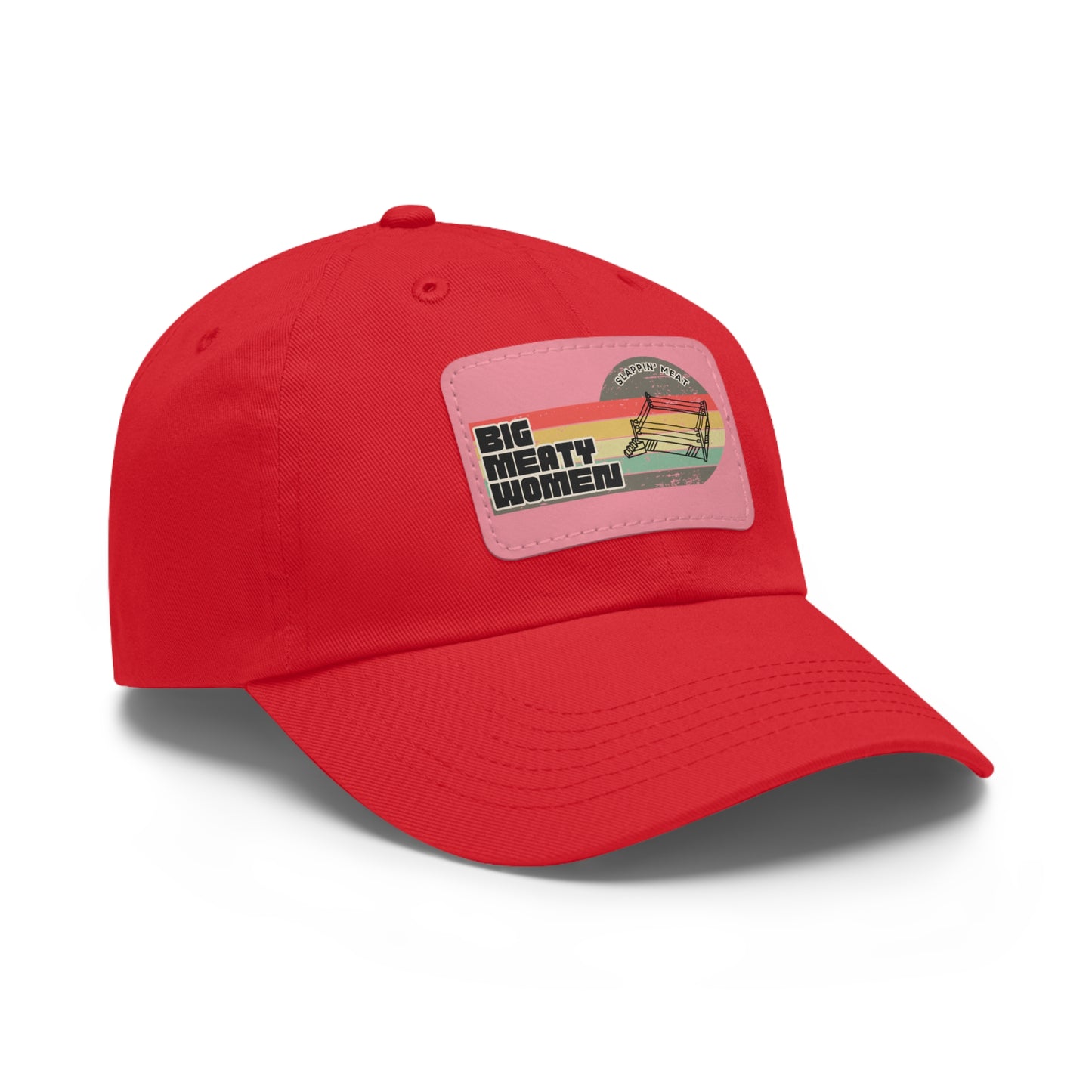 Dad Hat with Leather Patch - Vintage Big Meaty Women