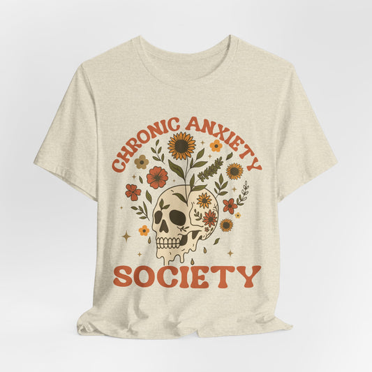 Chronic Anxiety Society Tee