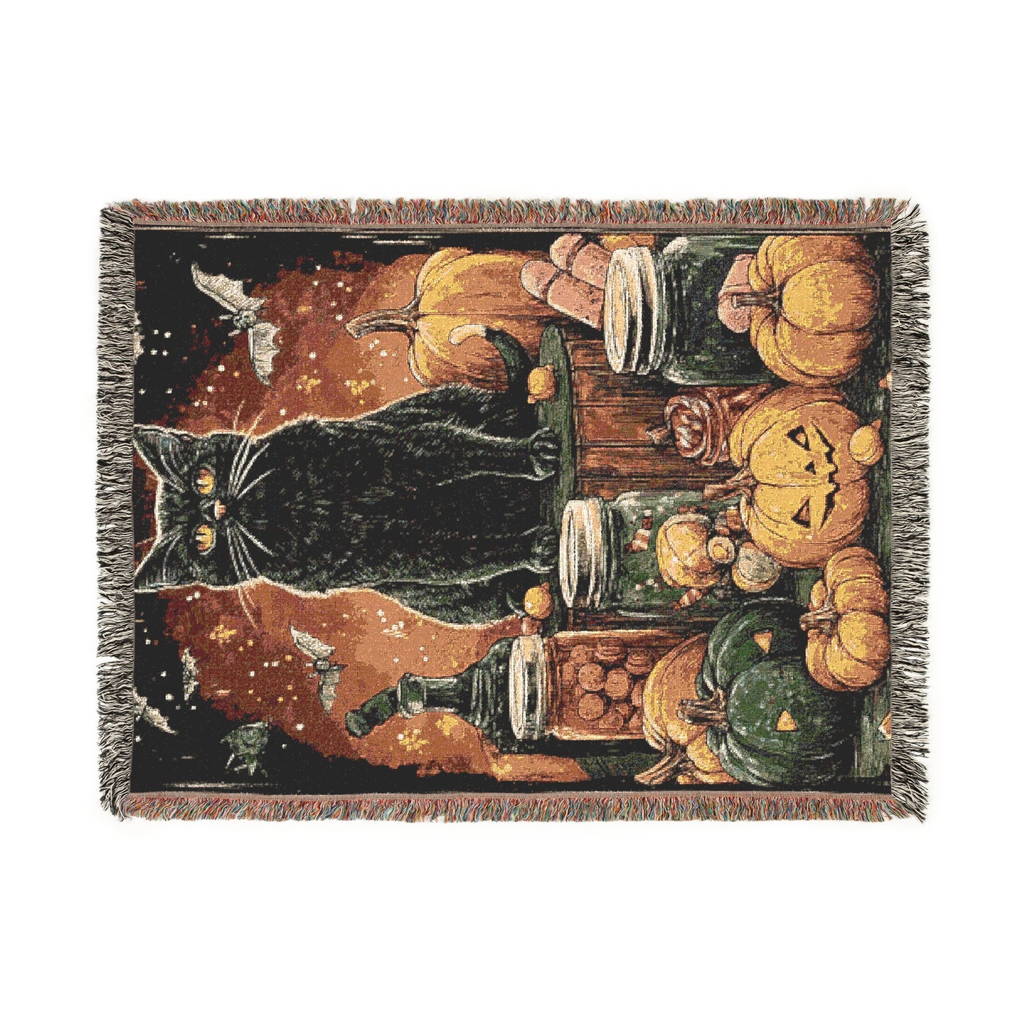 Woven Blanket Black Cat Apothecary