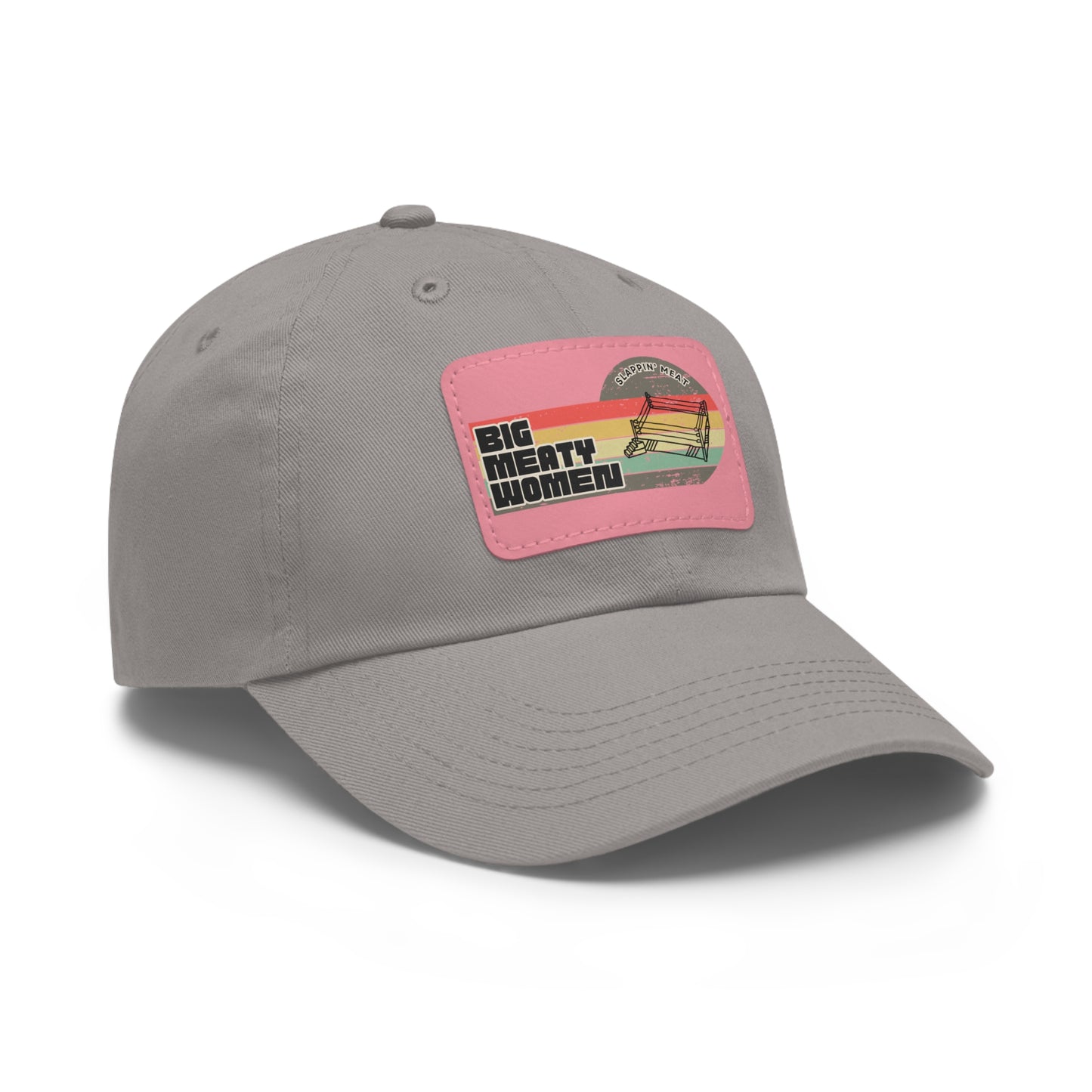 Dad Hat with Leather Patch - Vintage Big Meaty Women