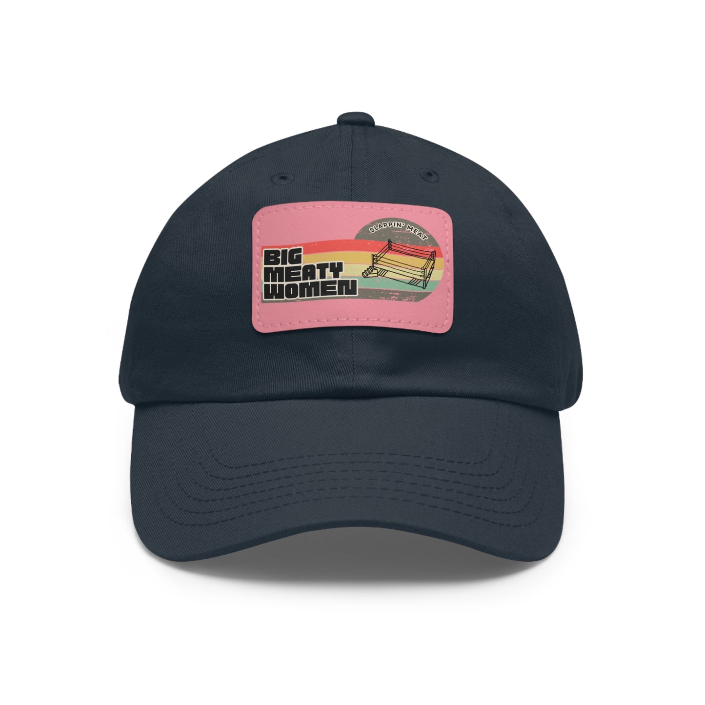 Dad Hat with Leather Patch - Vintage Big Meaty Women