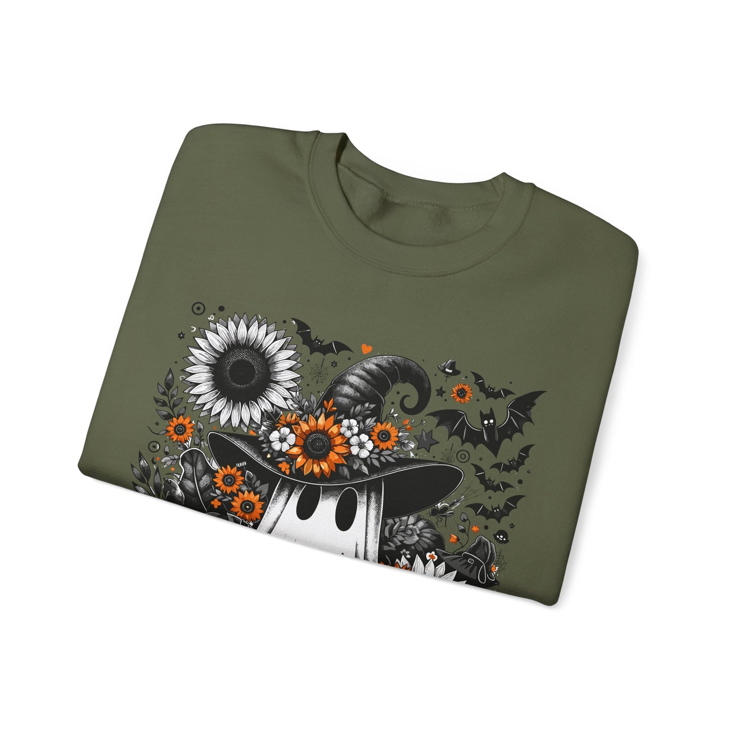 Spooky Floral Halloween Sweatshirt
