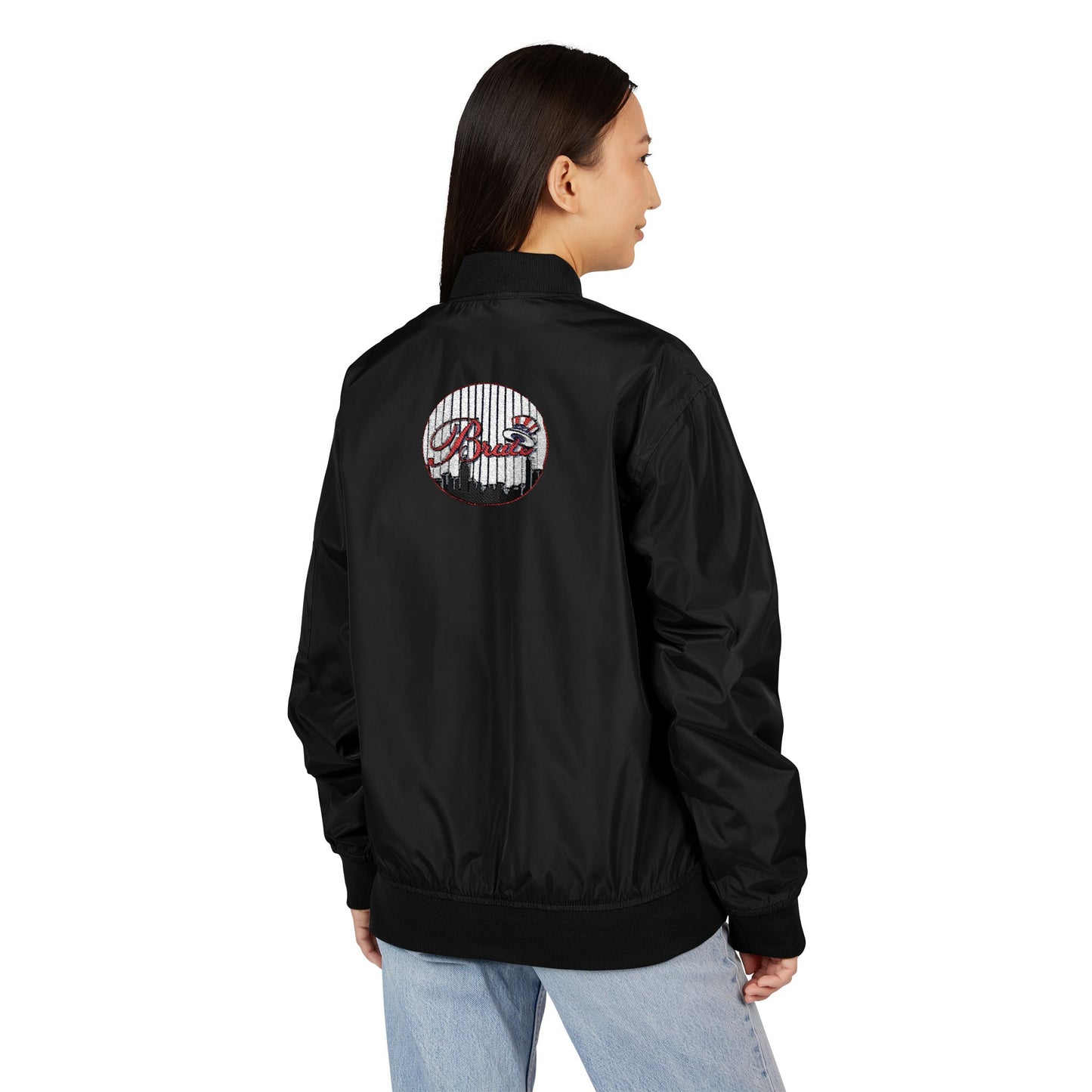 Brute Bomber Embroidered Bomber Jacket