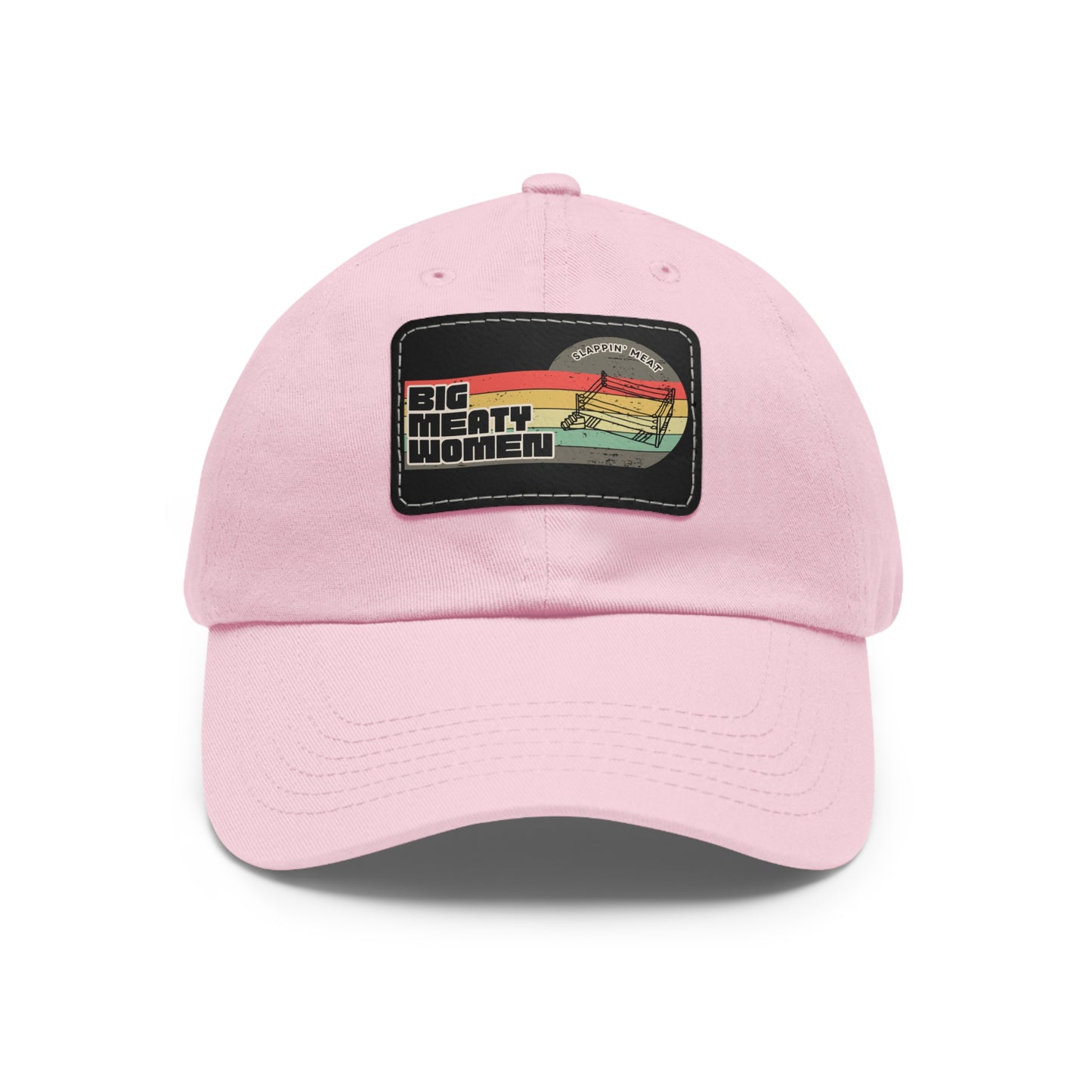 Dad Hat with Leather Patch - Vintage Big Meaty Women