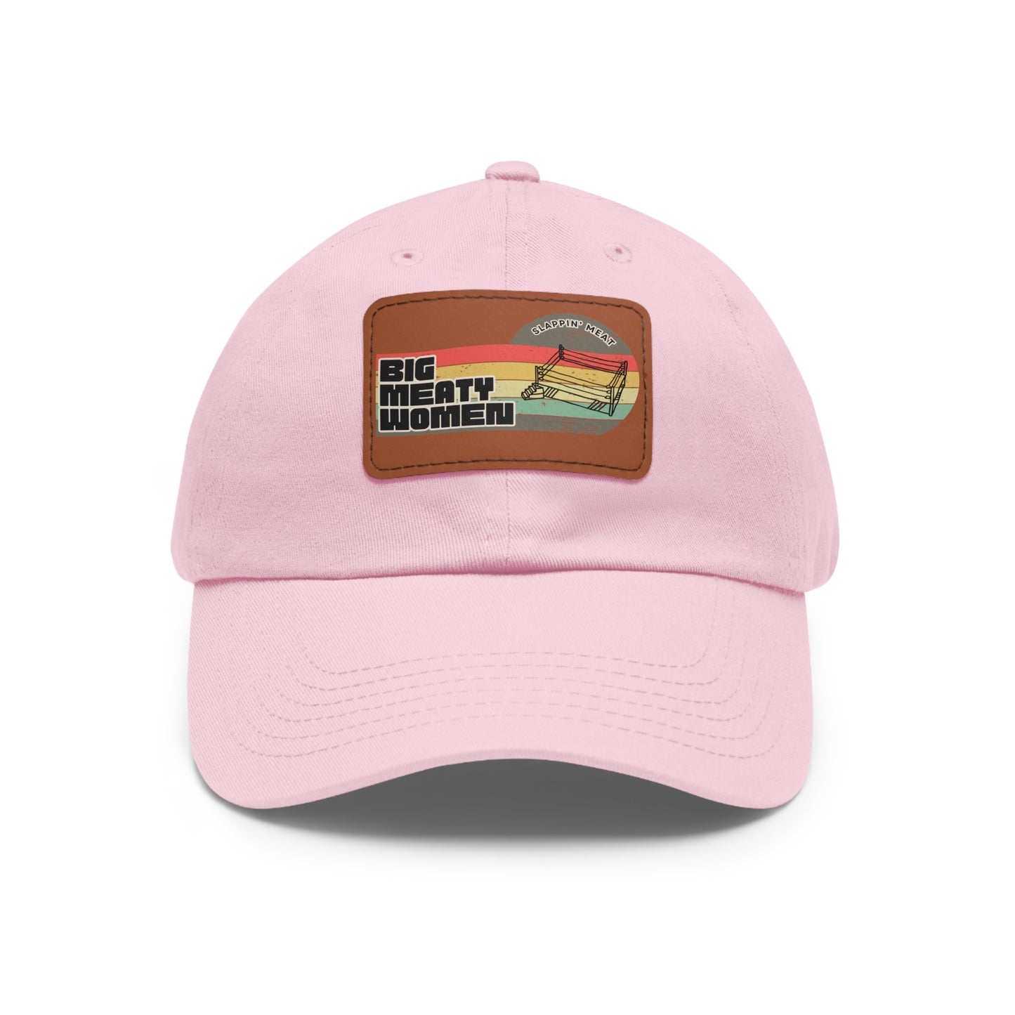 Dad Hat with Leather Patch - Vintage Big Meaty Women