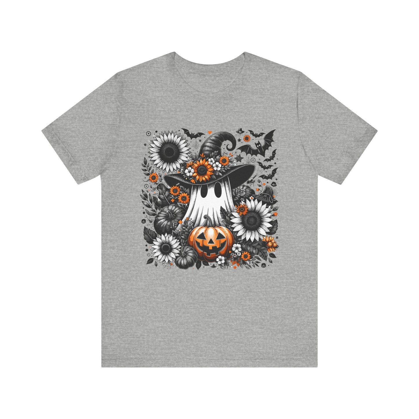 Halloween Ghost and Pumpkin Tee