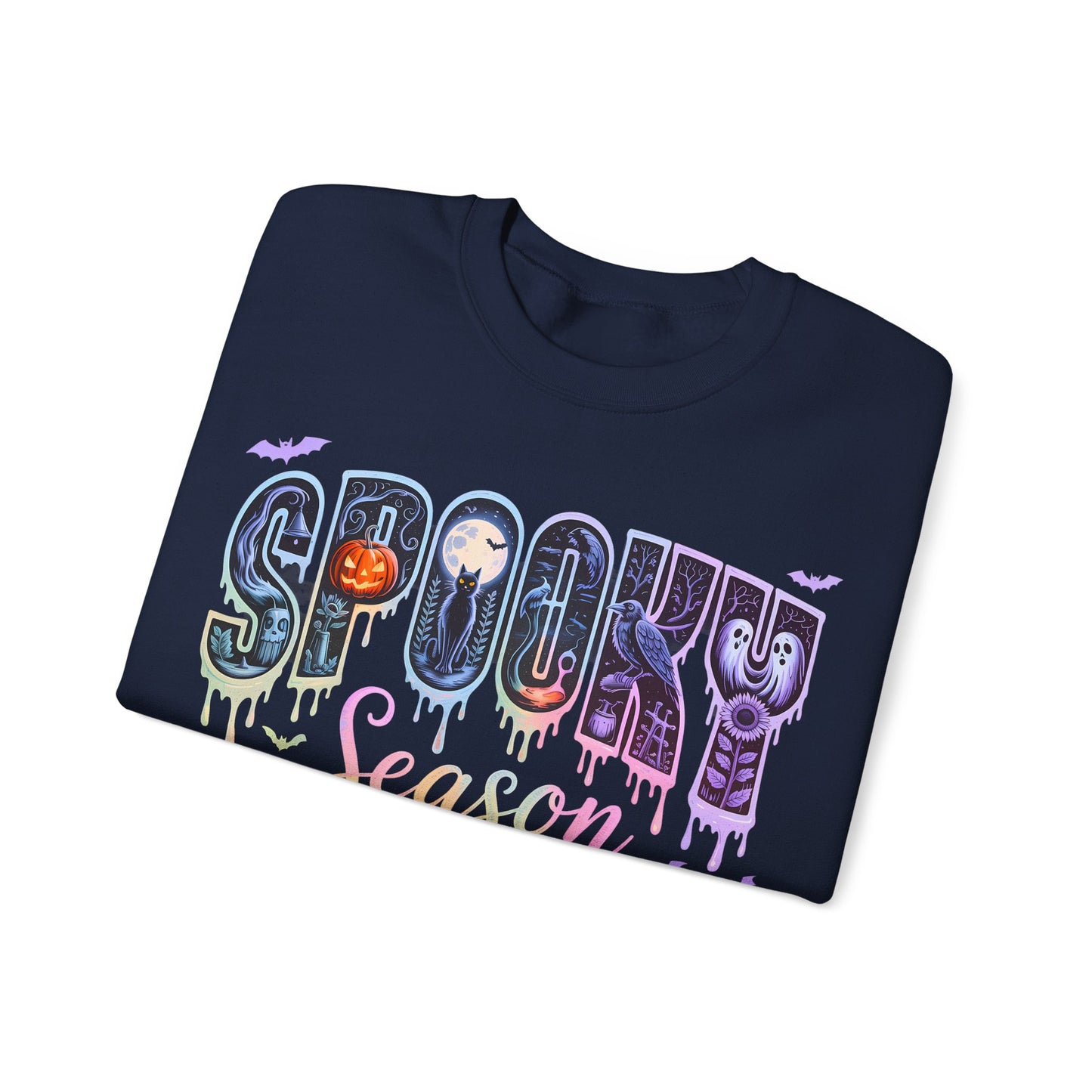 Iridescent Halloween Spooky Season Sweatshirt