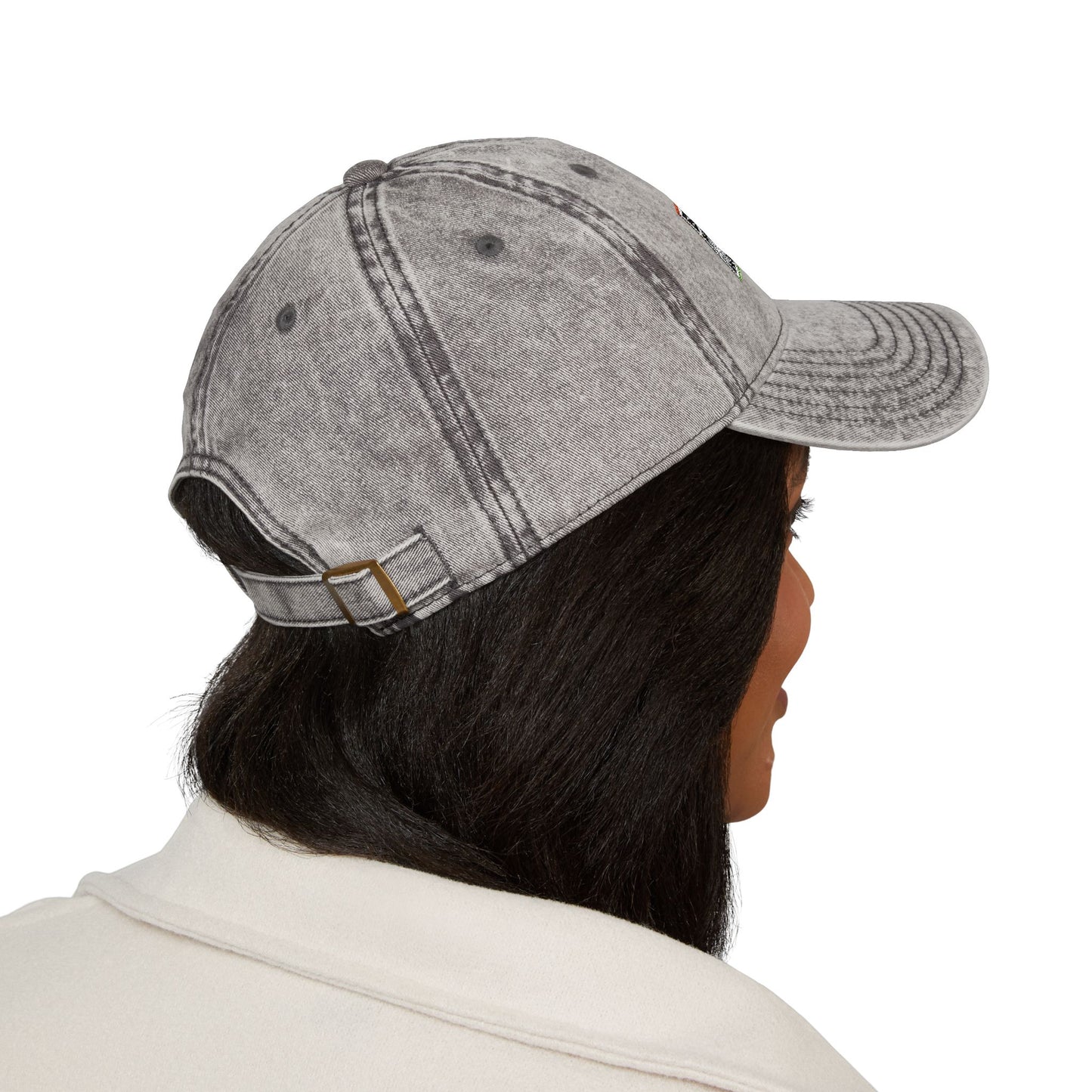 Vintage Big Meaty Women Embroidered Cap
