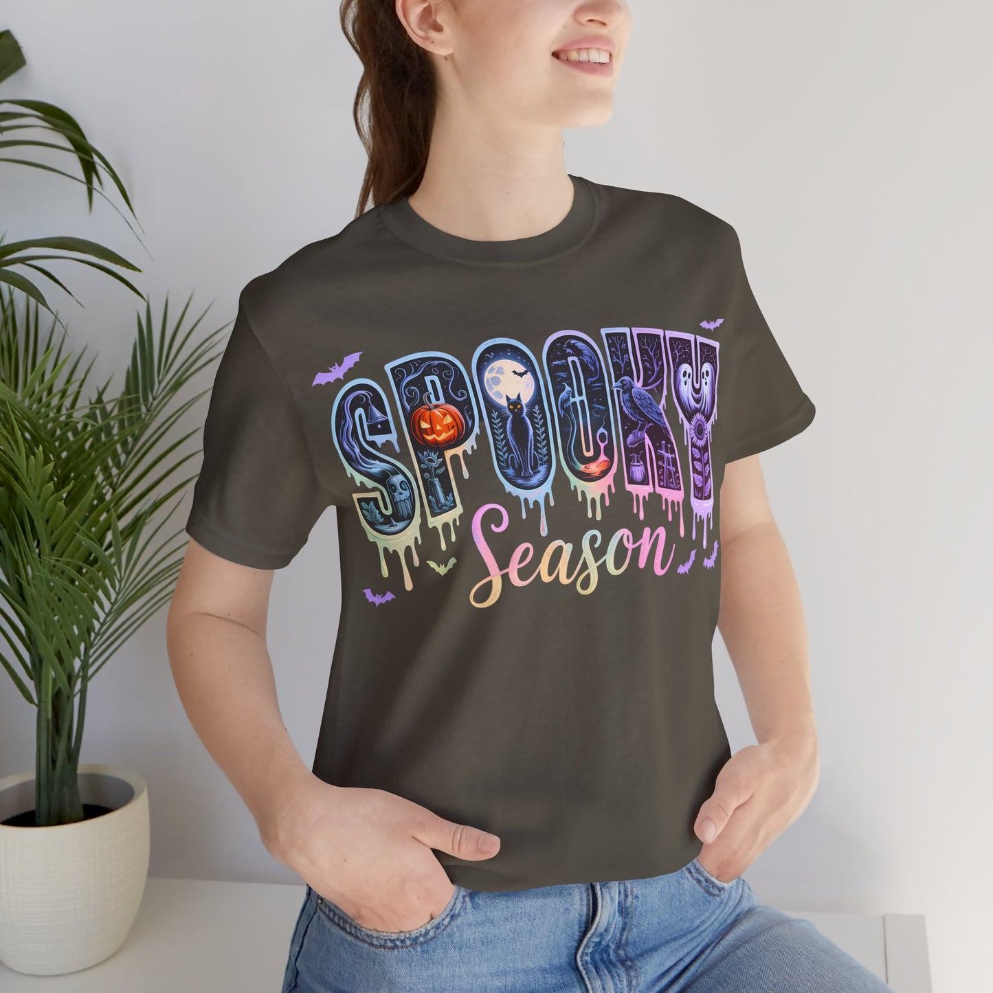 Spooky Season Iridescent Halloween Tee