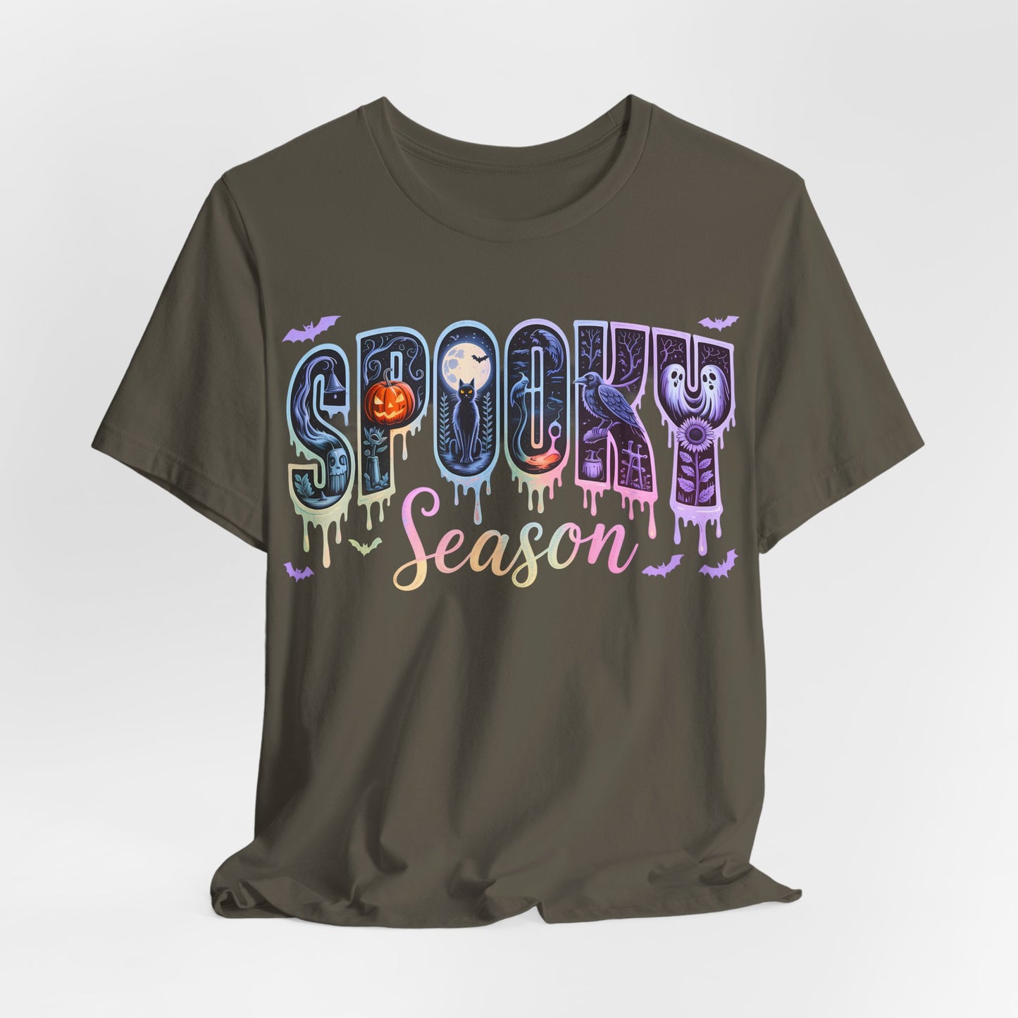 Spooky Season Iridescent Halloween Tee