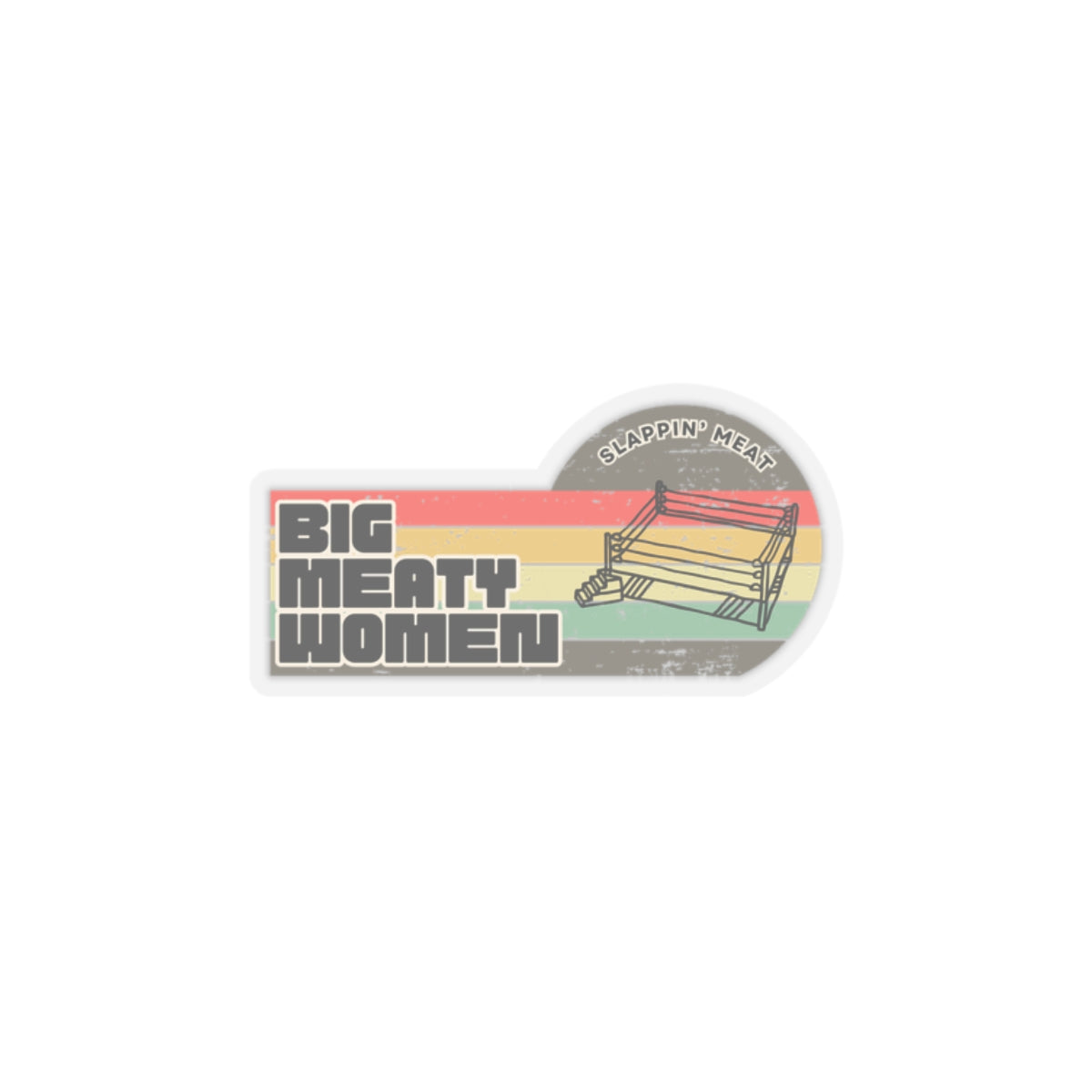 Vintage Big Meaty Women Stickers