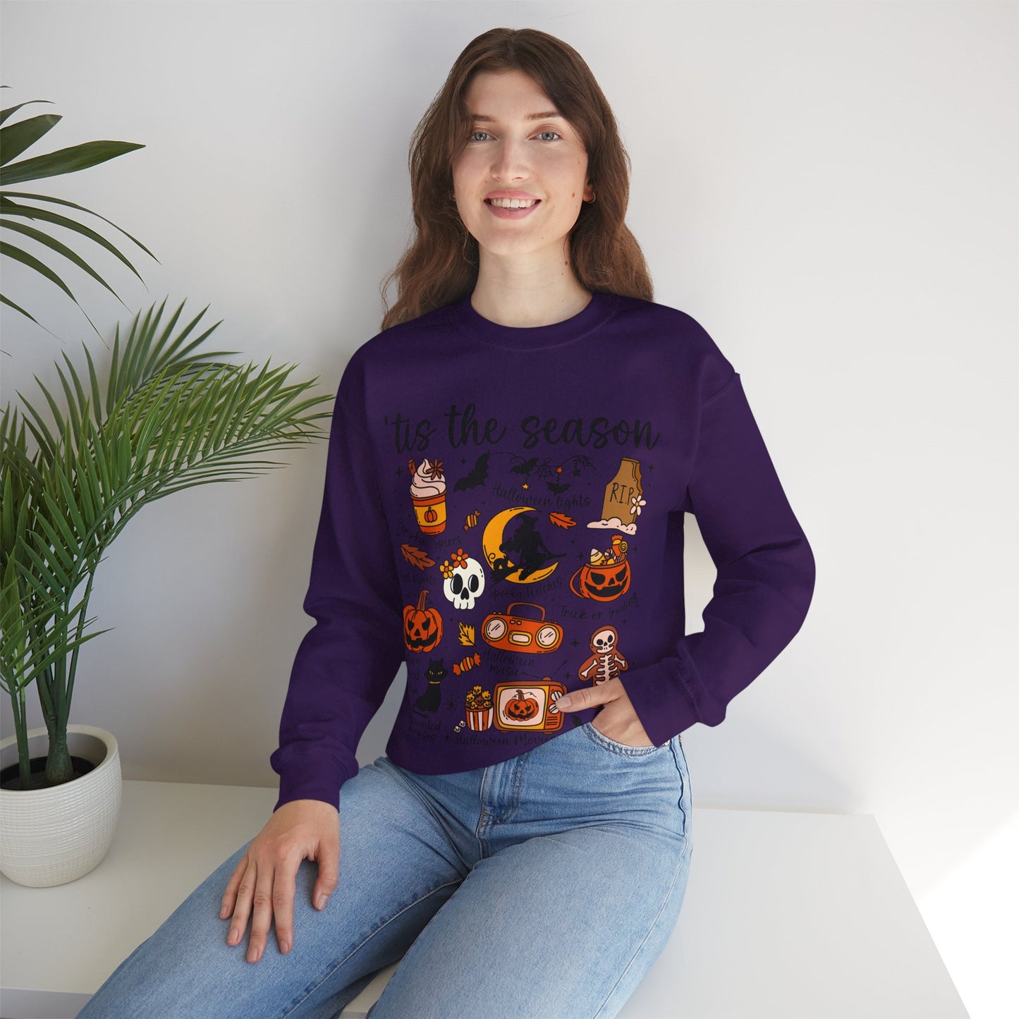 'Tis the Season Cozy Halloween Sweatshirt