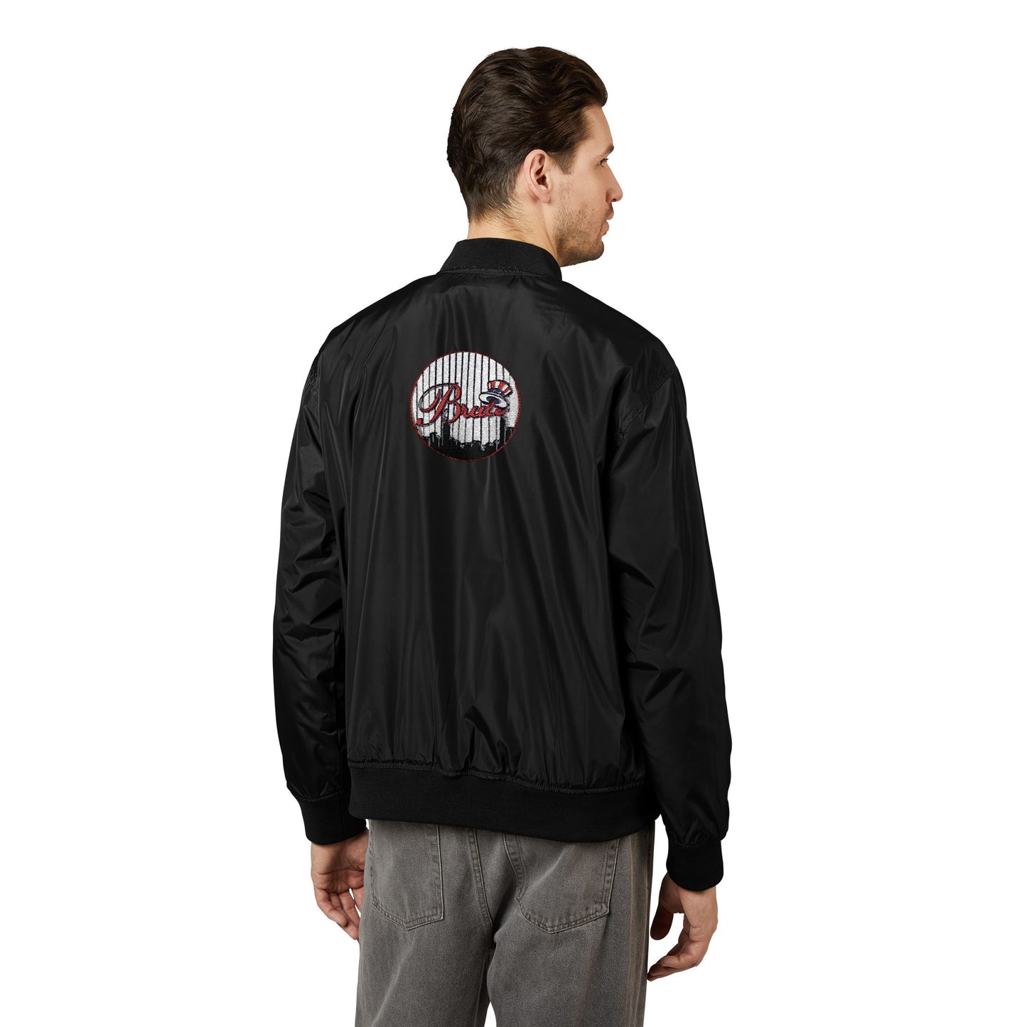 Brute Bomber Embroidered Bomber Jacket