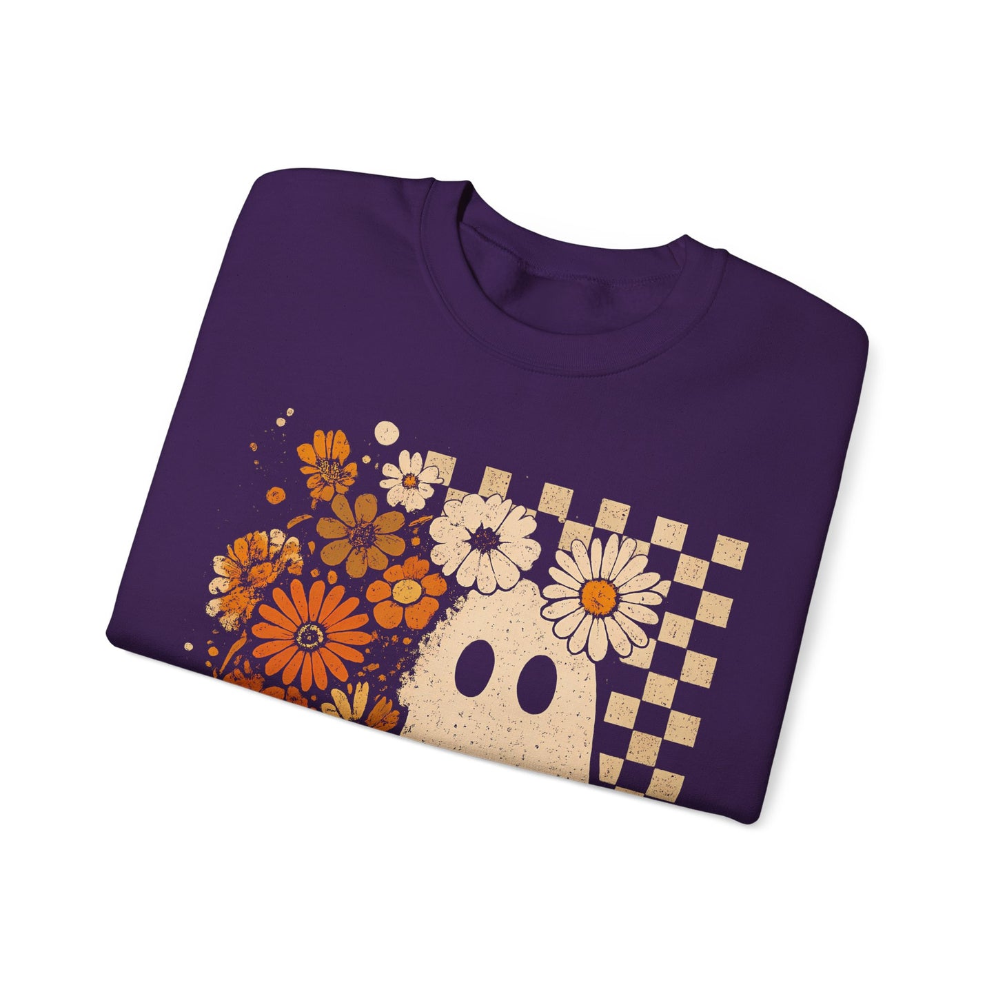 Retro Ghost Flower Sweatshirt