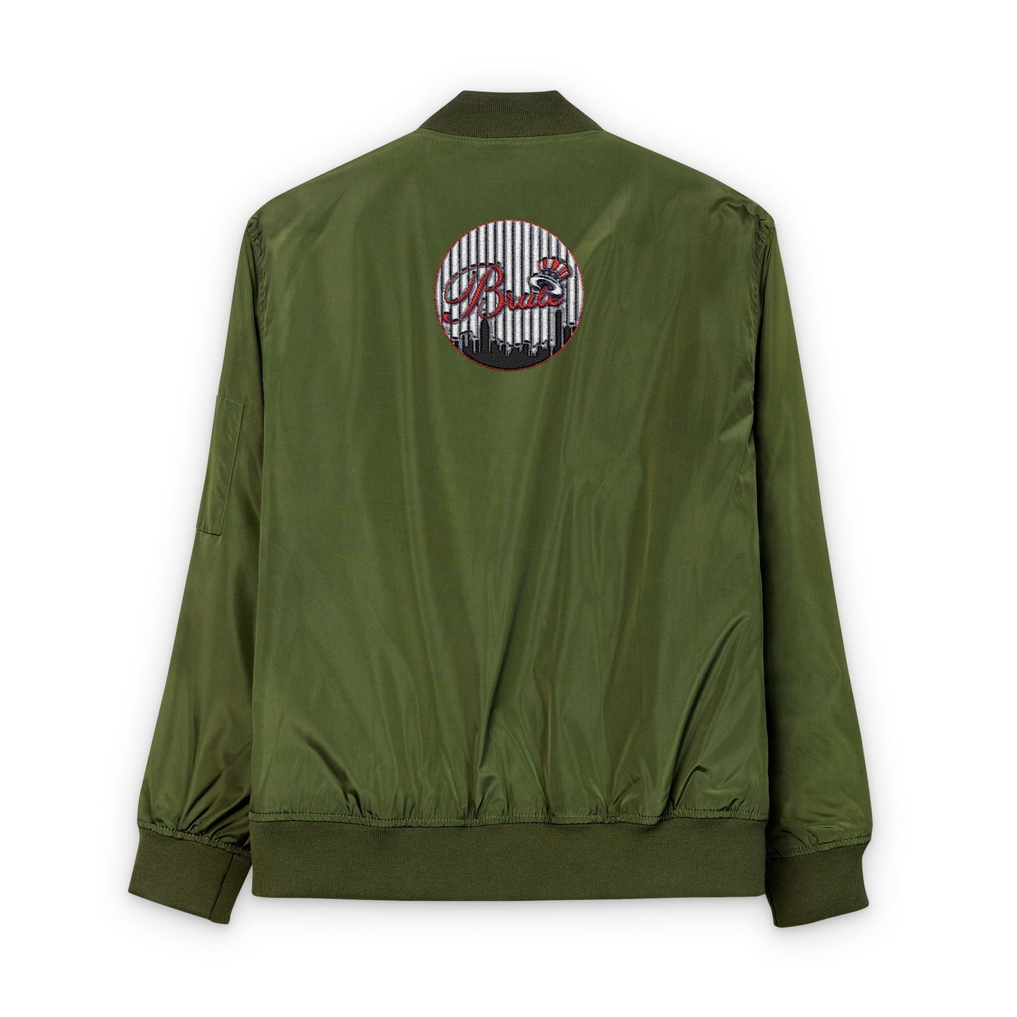 Brute Bomber Embroidered Bomber Jacket