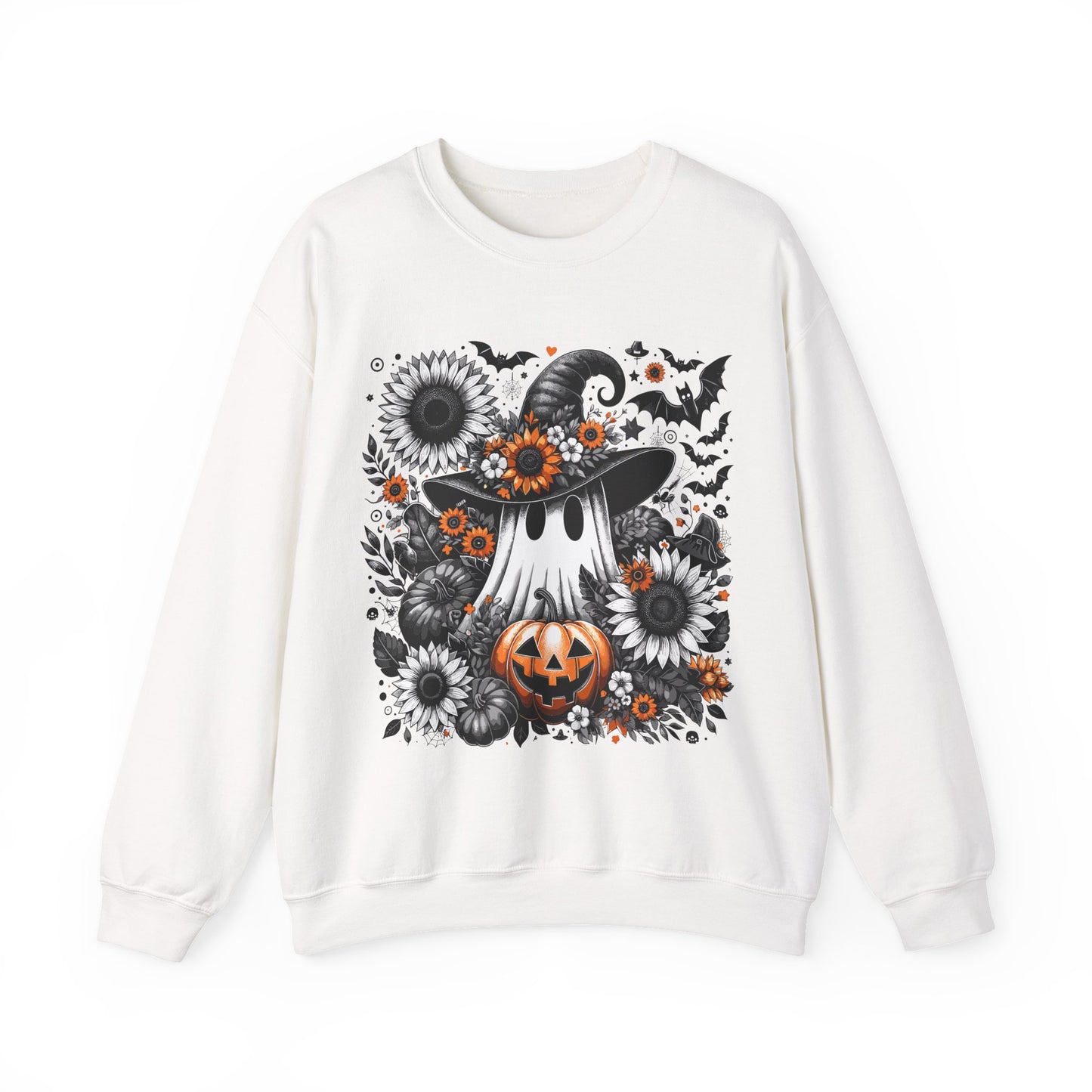 Spooky Floral Halloween Sweatshirt