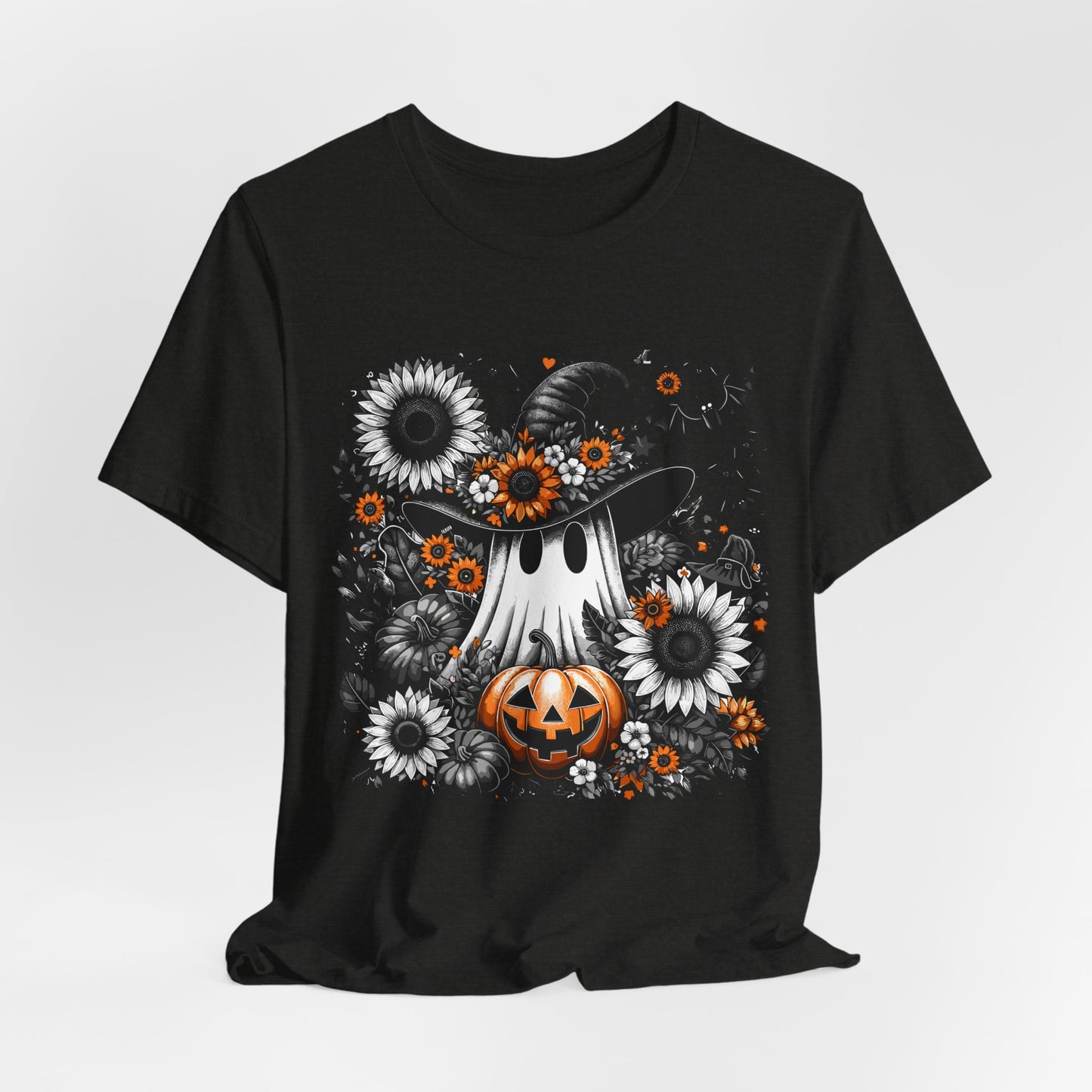 Halloween Ghost and Pumpkin Tee