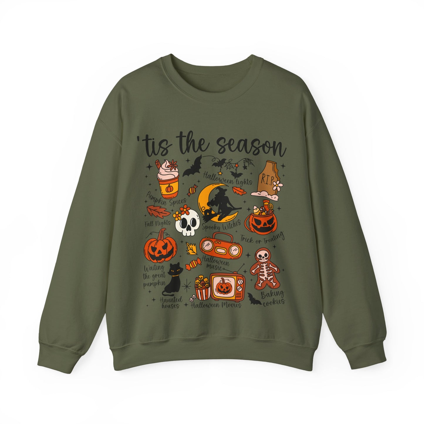 'Tis the Season Cozy Halloween Sweatshirt
