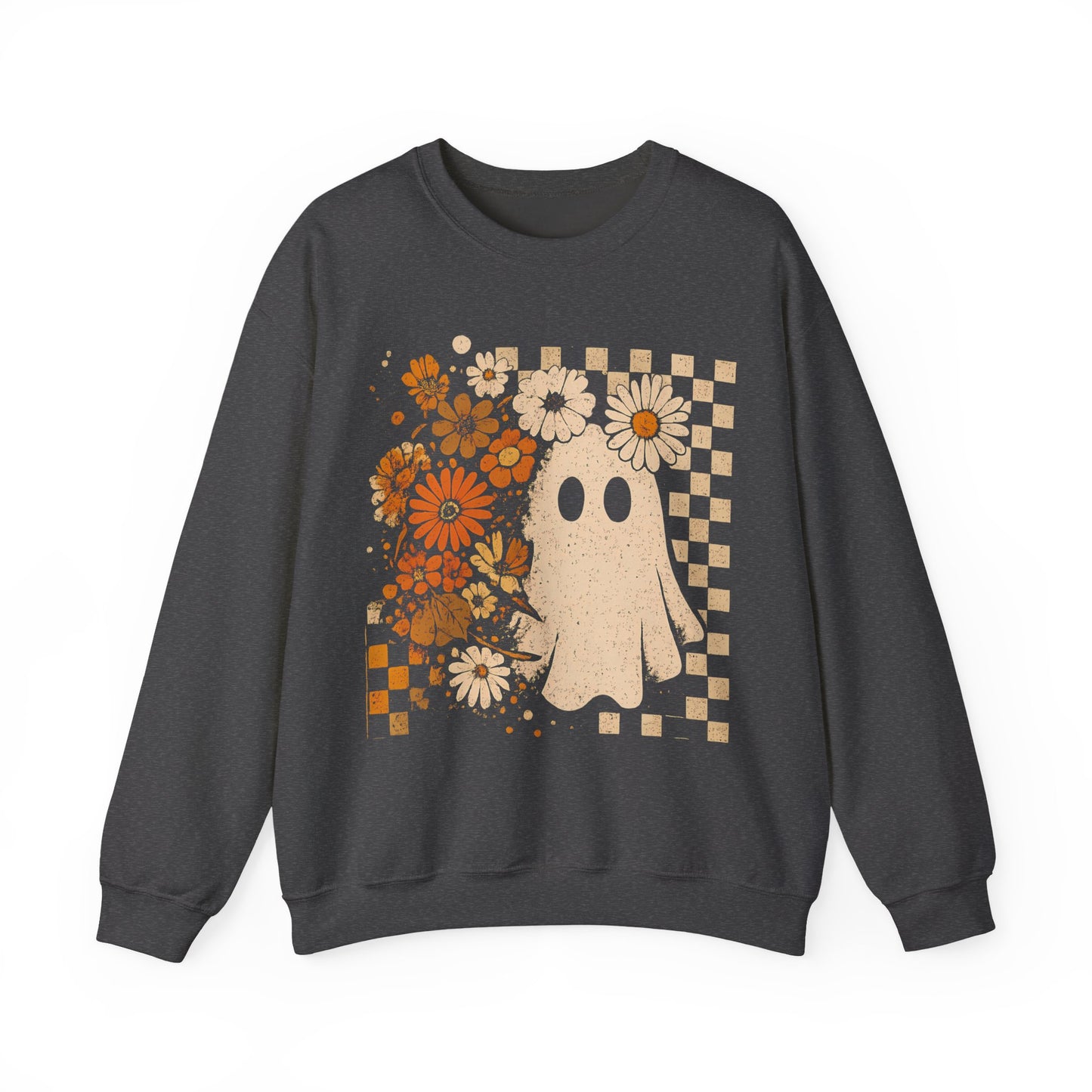 Retro Ghost Flower Sweatshirt