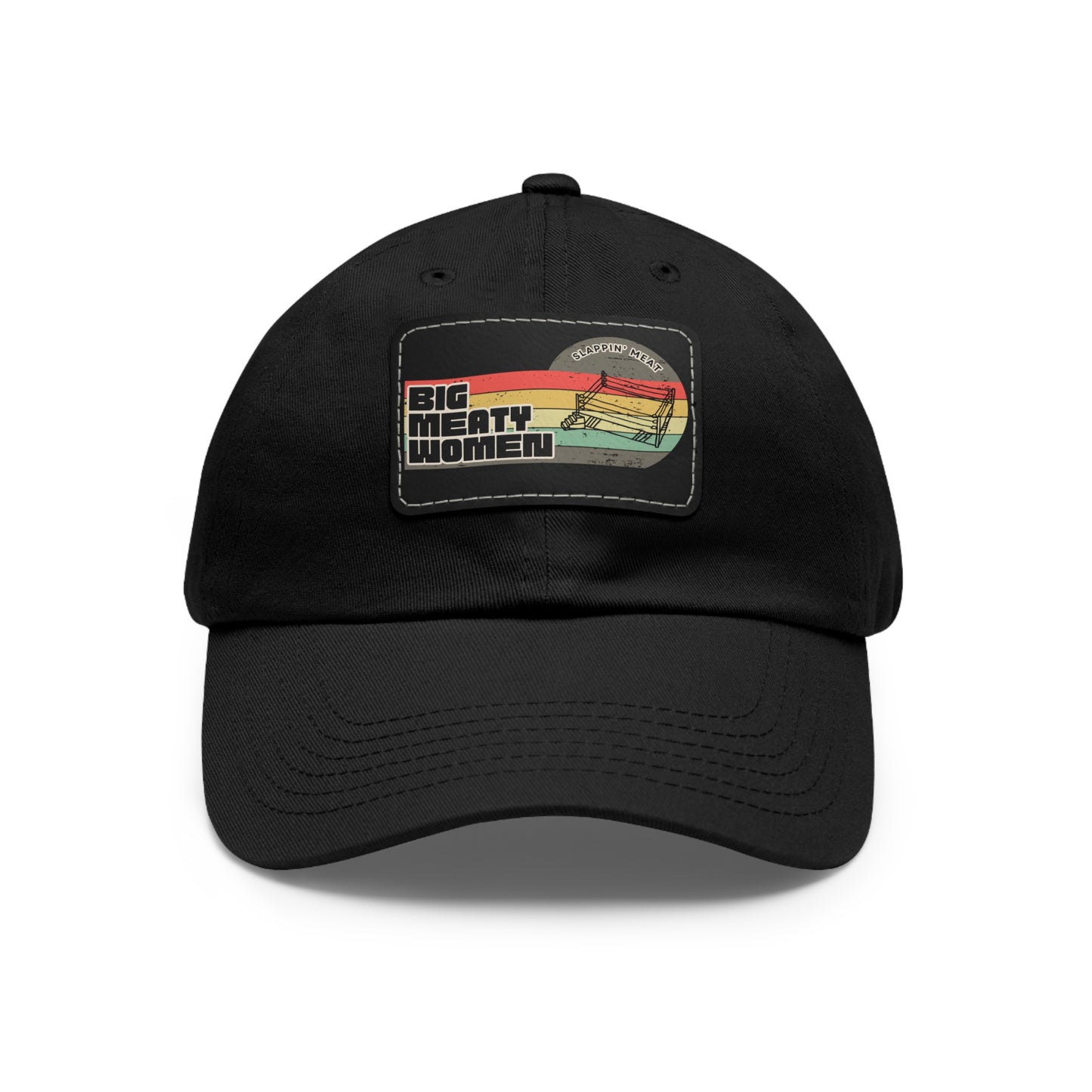 Dad Hat with Leather Patch - Vintage Big Meaty Women