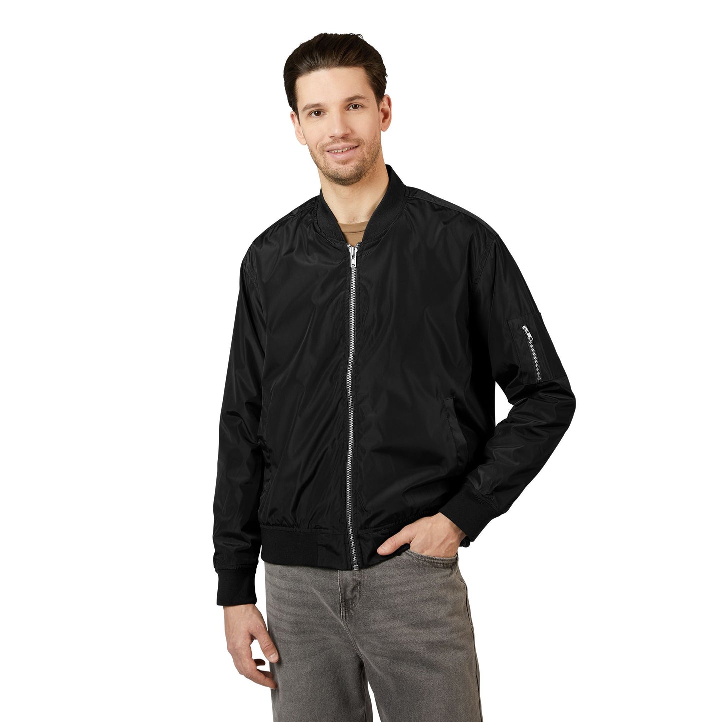 Brute Bomber Embroidered Bomber Jacket