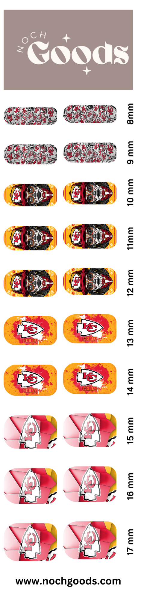 Kansas Variety Printable Waterslide Nail Decals