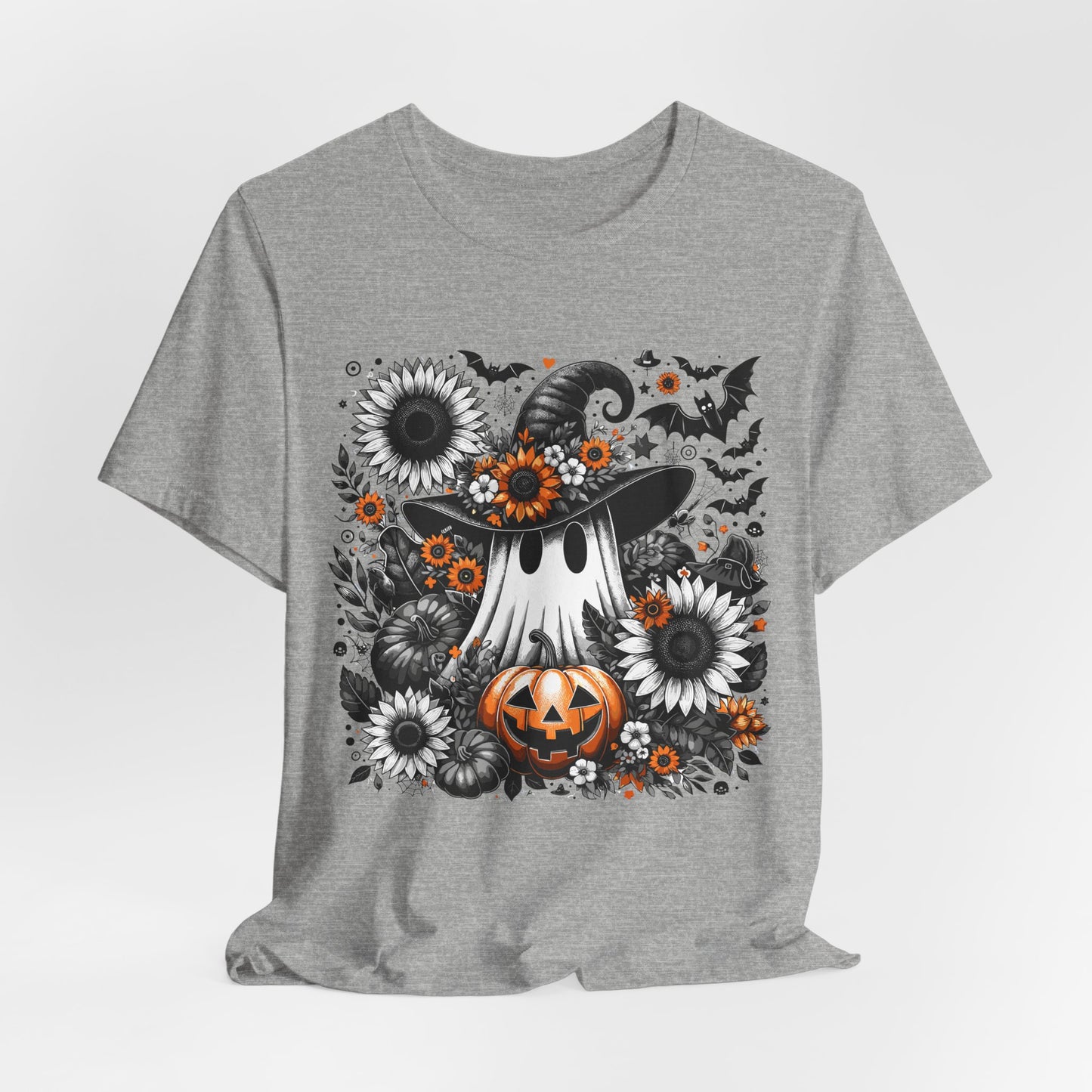 Halloween Ghost and Pumpkin Tee