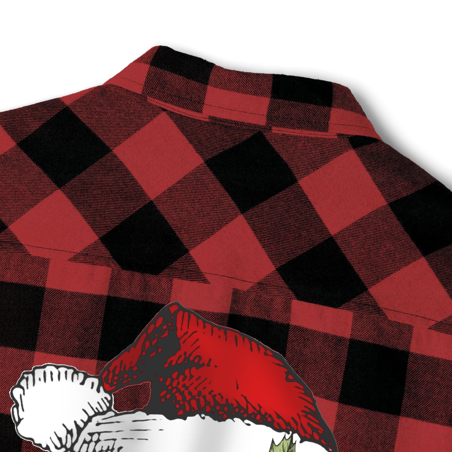 Christmas Skull Flannel Shirt