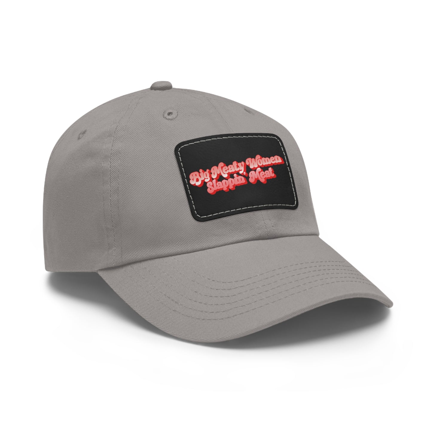 Dad Hat with Leather Patch - Retro Big Meaty Women