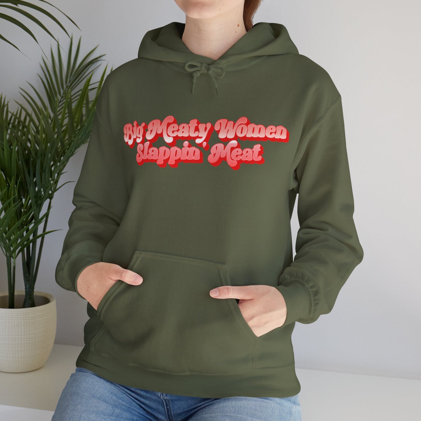 Retro Big Meaty Women Hoodie