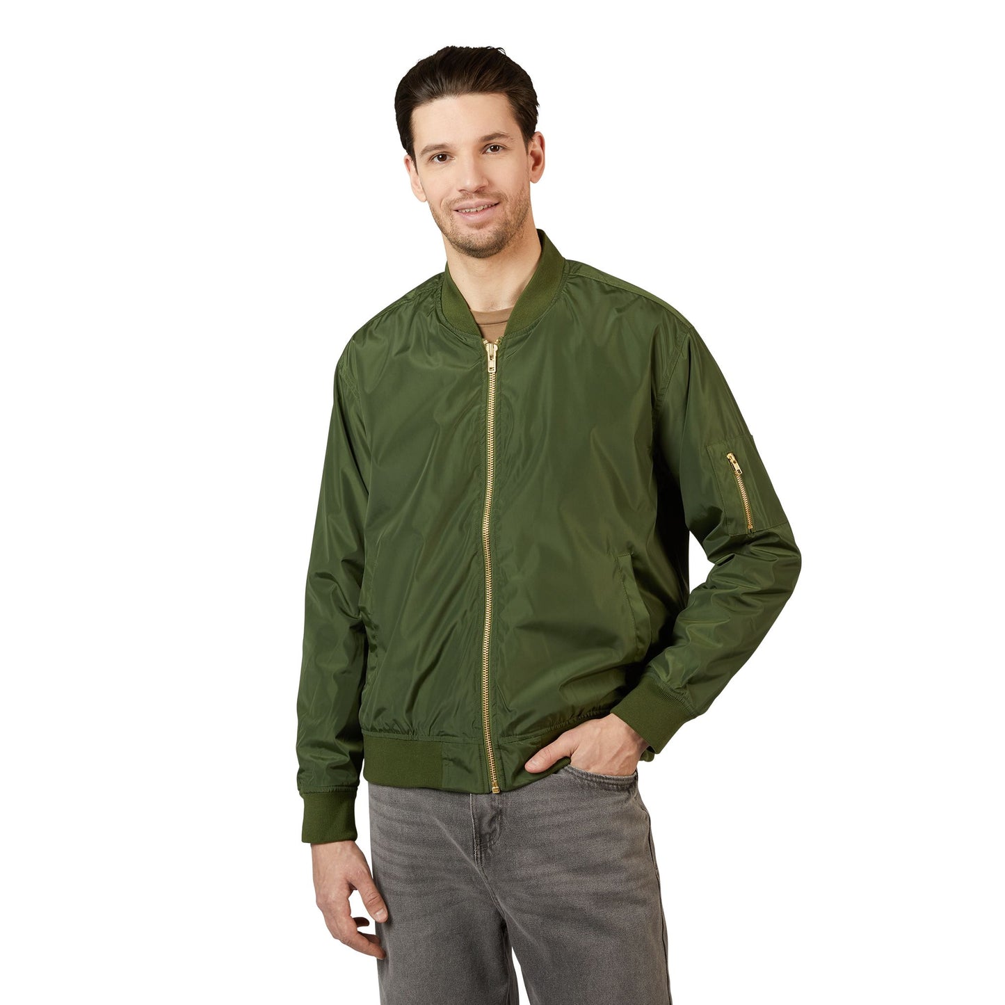 Brute Embroidered Bomber Jacket